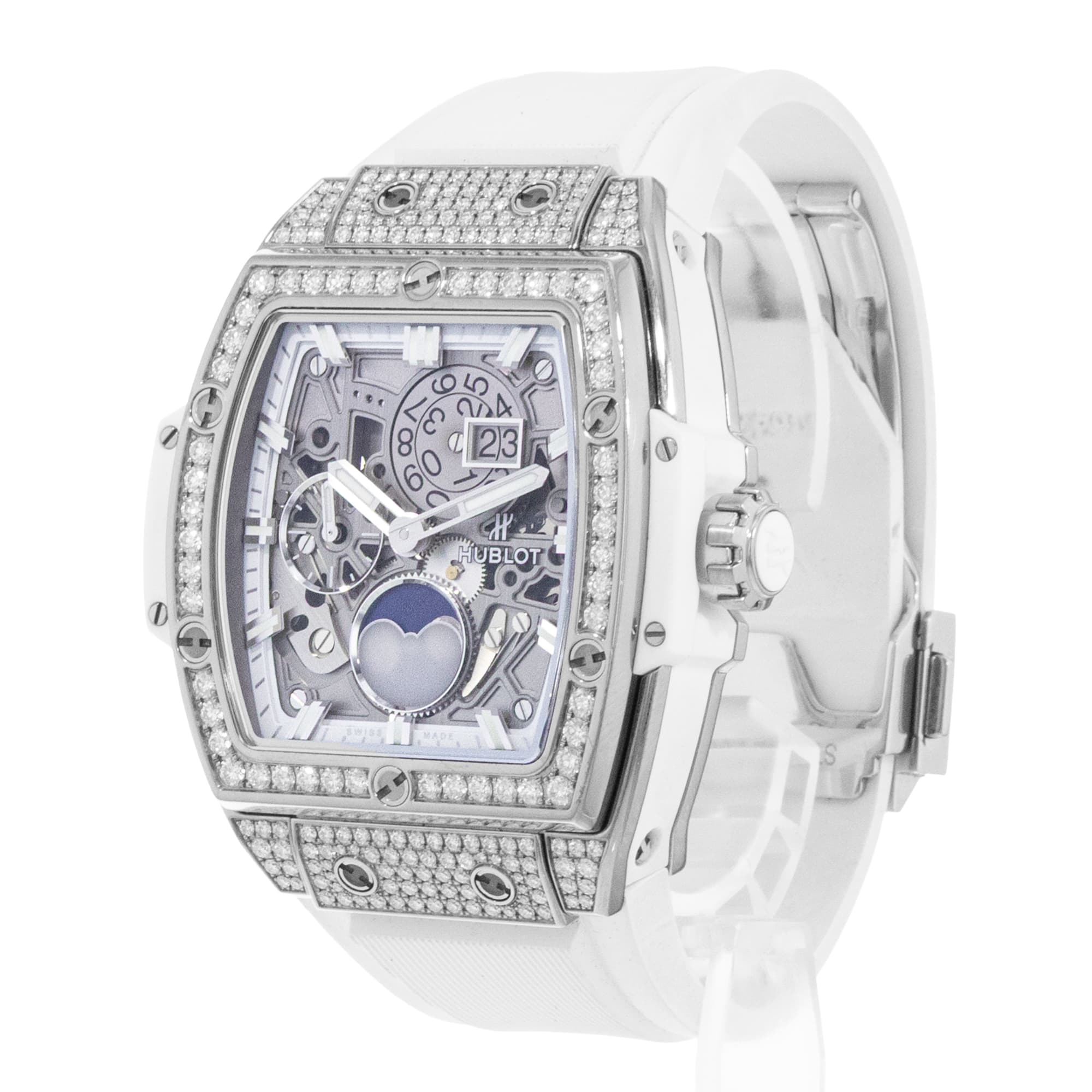 Hublot Spirit of Big Bang 647.NE.2070.RW.1604 42mm Diamond Titanium Mens Watch