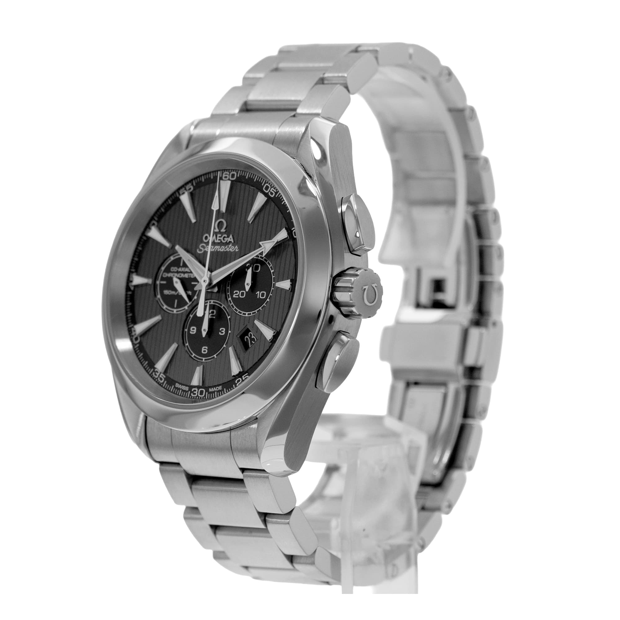 Omega Seamaster Aqua Terra 231.10.44.50.01.001 44mm Black Steel Mens Watch
