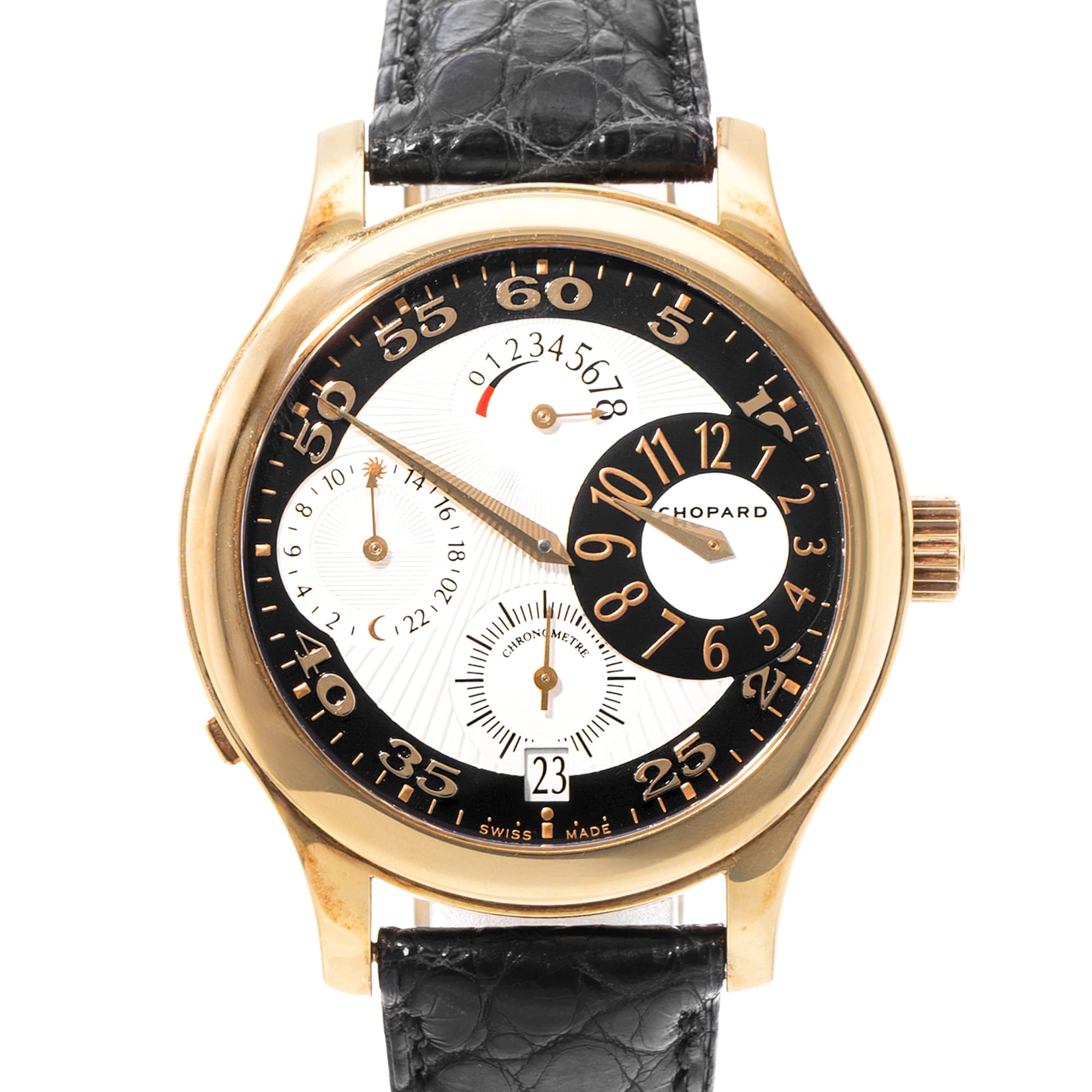 Chopard L.U.C Regulator 161874-5001 40mm 18k Yellow Gold Mens Watch Box Papers