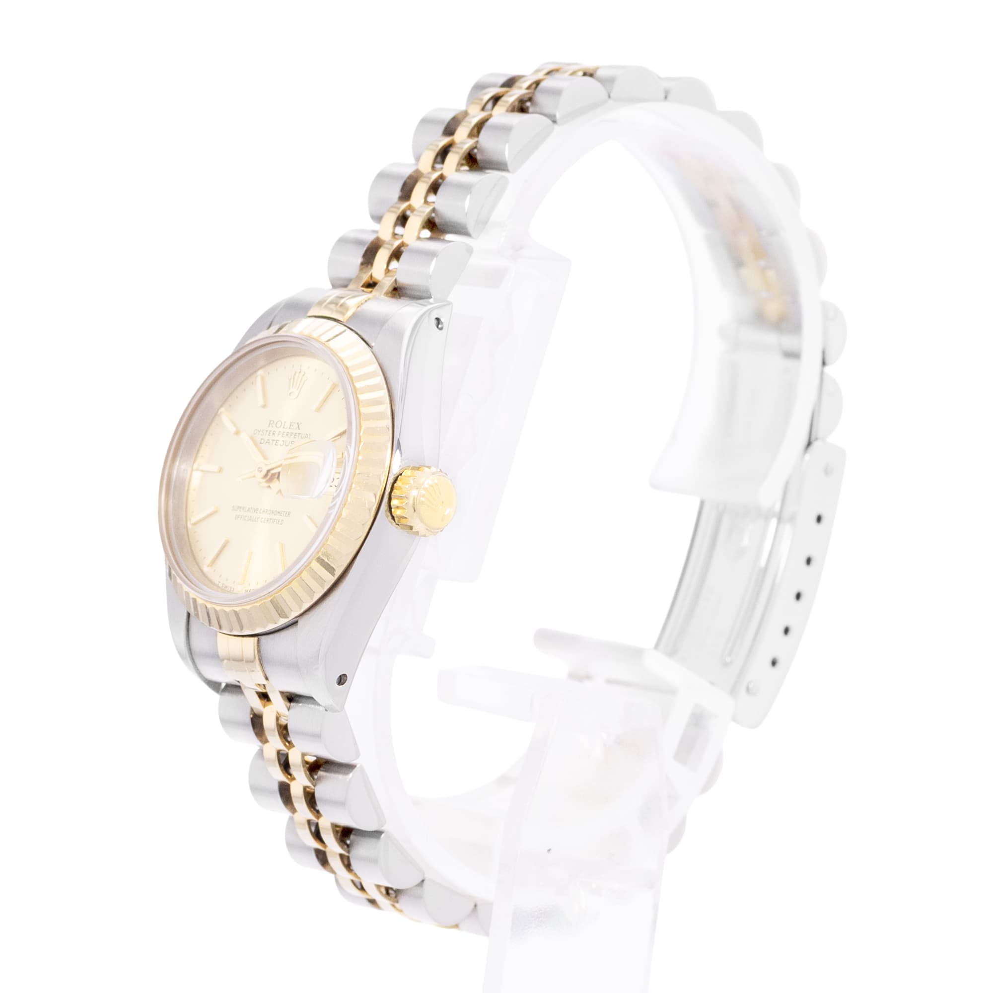 Rolex Datejust 26 69173 Vintage Champagne Steel Yellow Gold Jubilee Ladies Watch