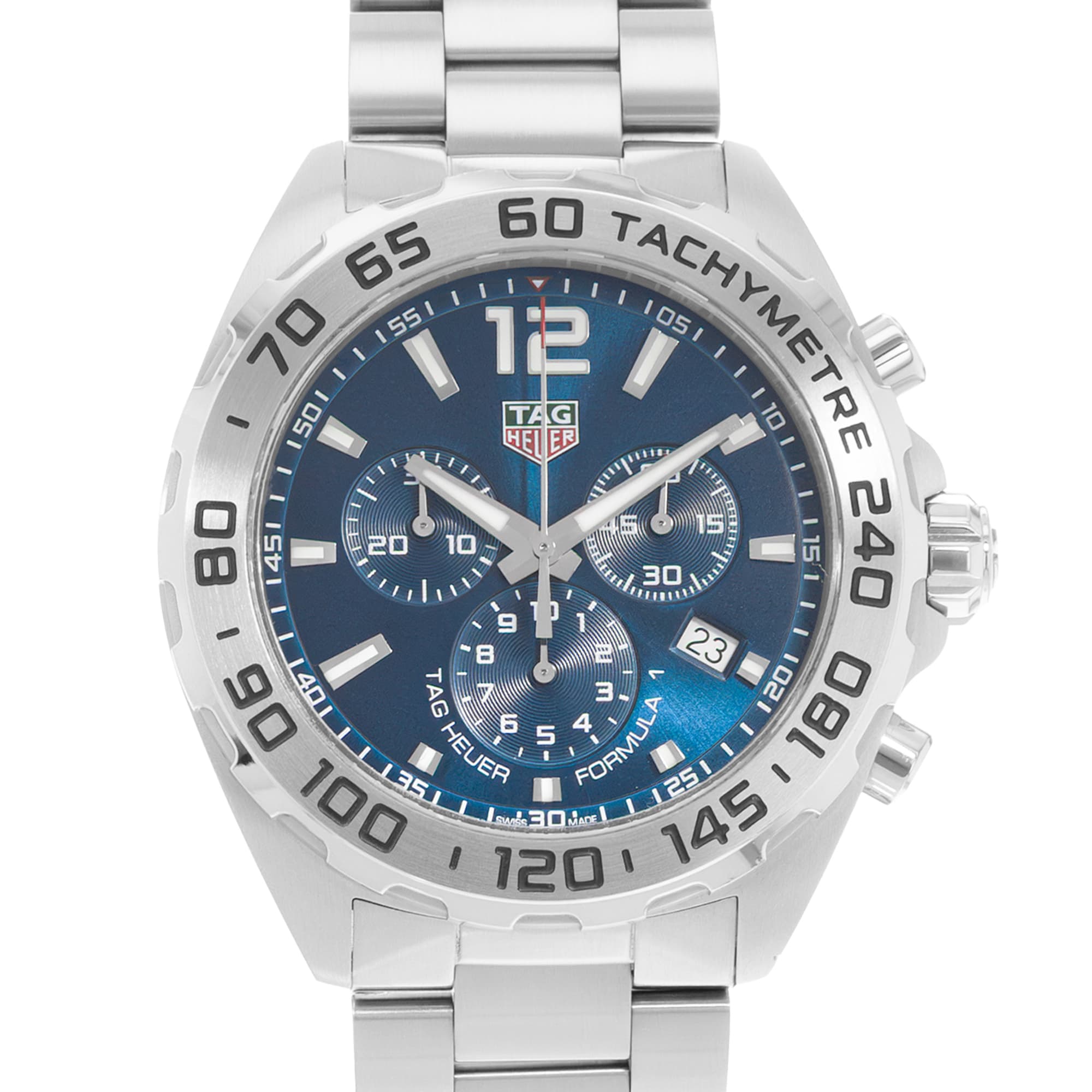 TAG Heuer Formula 1 Quartz CAZ101K.BA0842 43mm Blue Steel Mens Watch Card