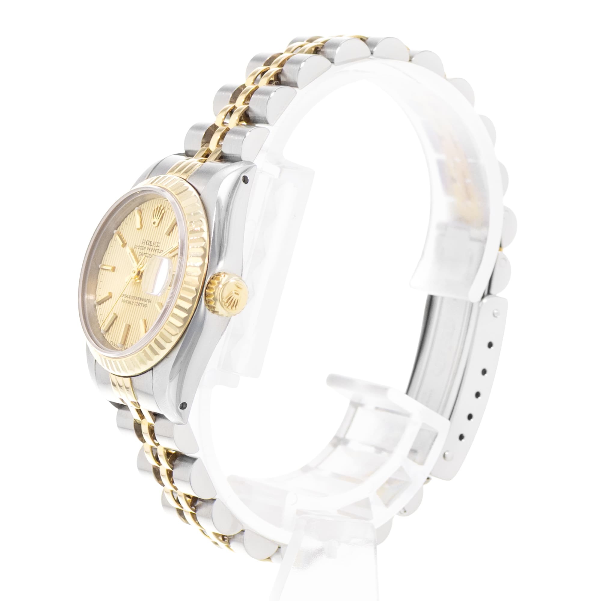 Rolex Datejust 26 69173 Champagne Steel Yellow Gold Jubilee Ladies Watch 1988