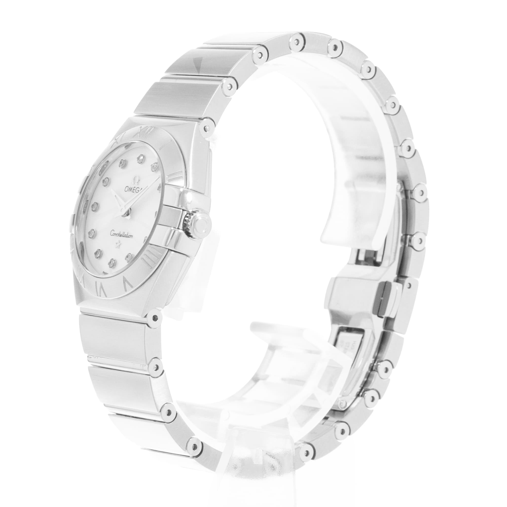 Omega Constellation 123.10.27.60.55.003 27mm MOP Dial Steel Ladies Watch