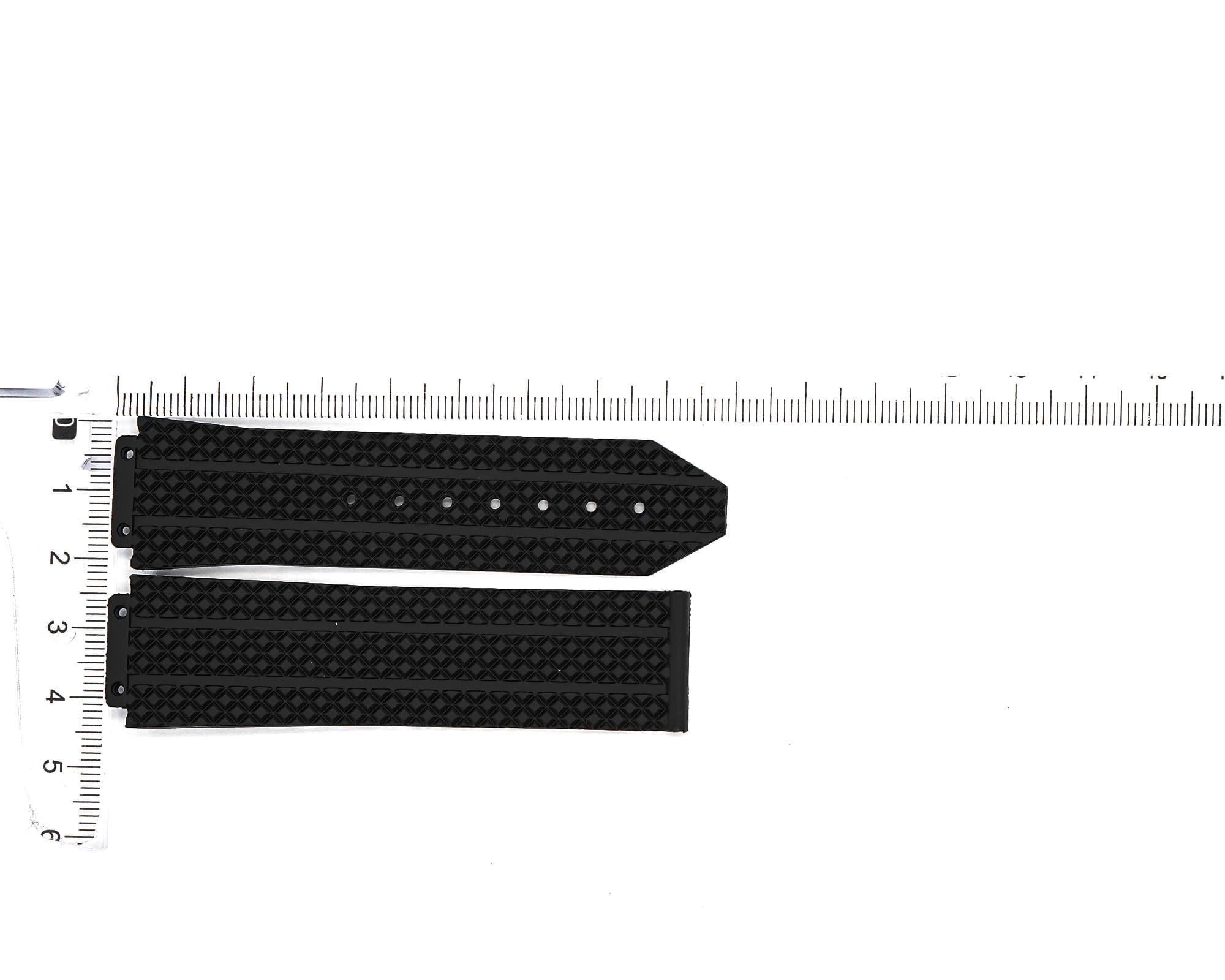 Factory Original Rubber Hublot strap, Black, 22x20mm