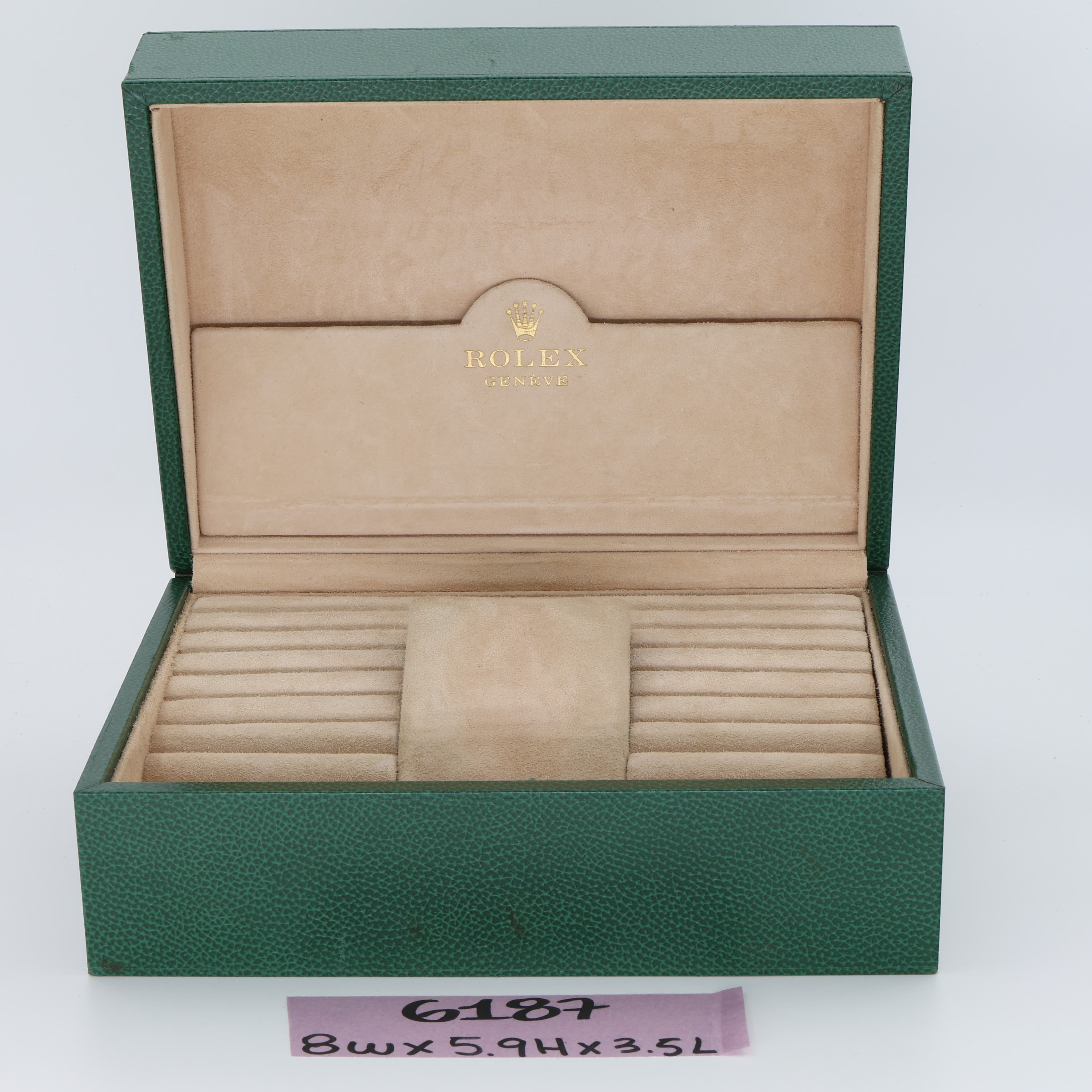 Box Rolex 8W x 5.9H x 3.5L