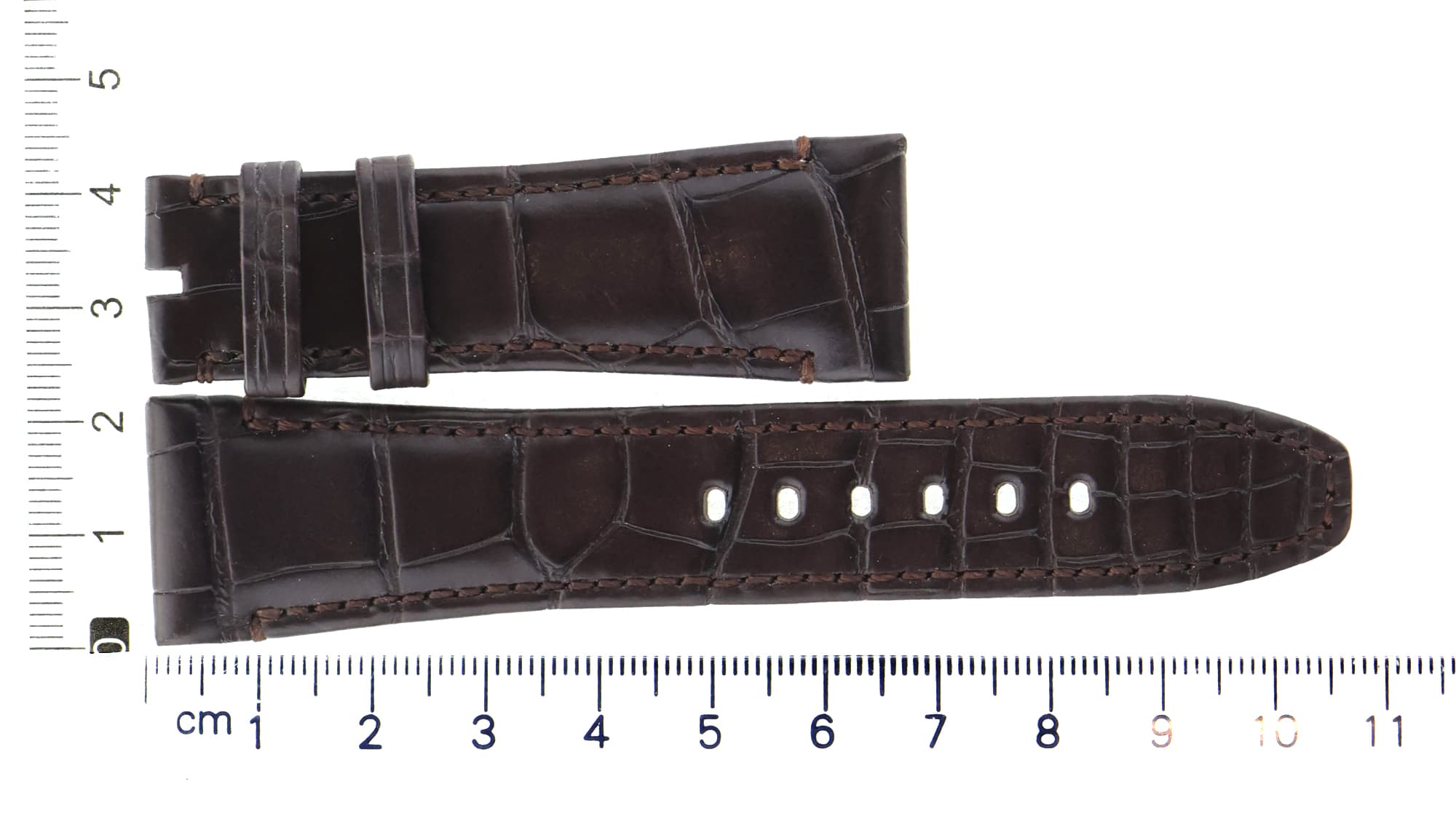 Unworn factory original Audemars Piguet brown leather strap 22x18mm
