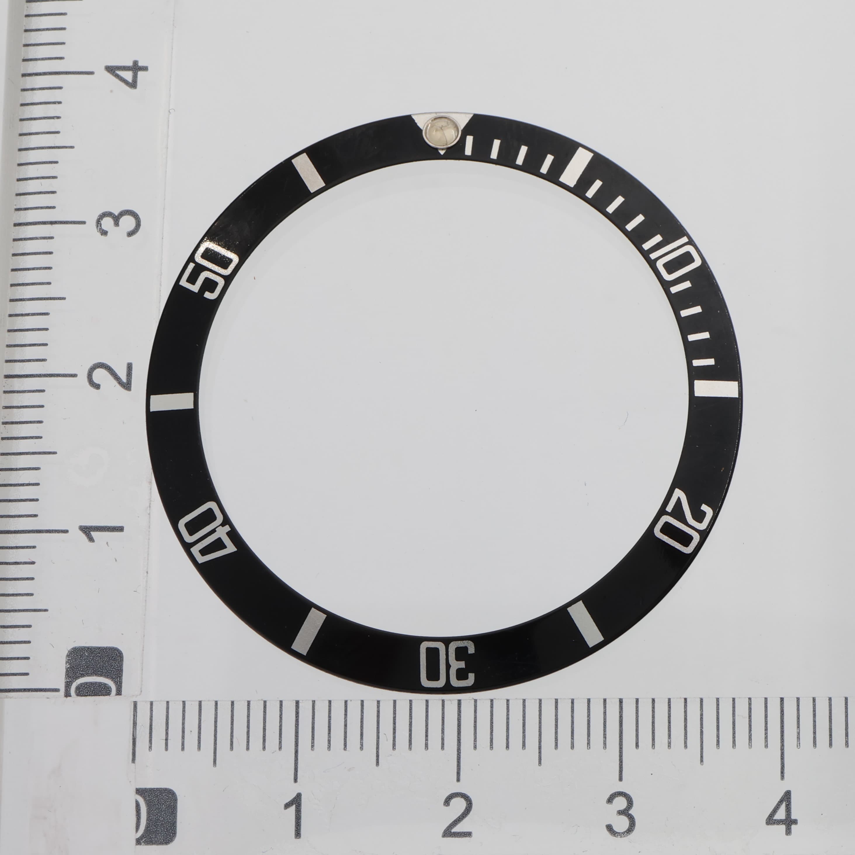 Factory original aluminum insert bezel for Rolex Submariner 40mm Ref: 16610