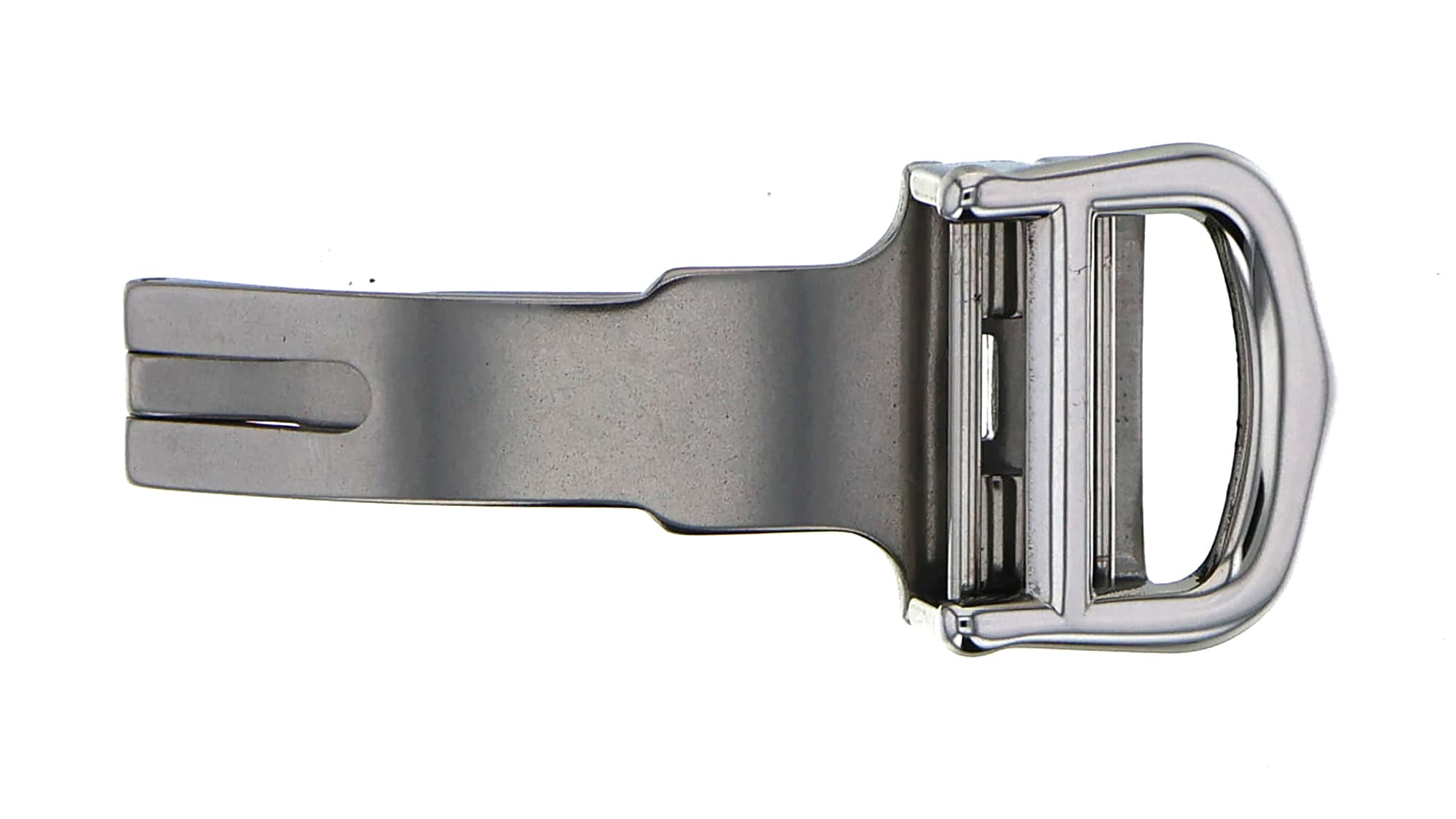 Original Cartier stainless steel deployment buckle for 14 mm width strap