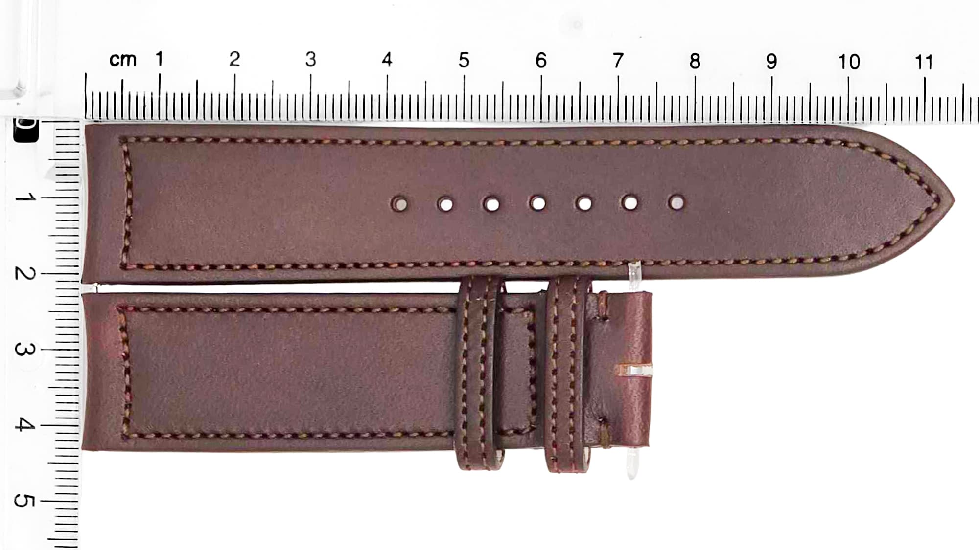 Factory Original brown leather Jaeger-LeCoultre strap, brown, 21x20mm