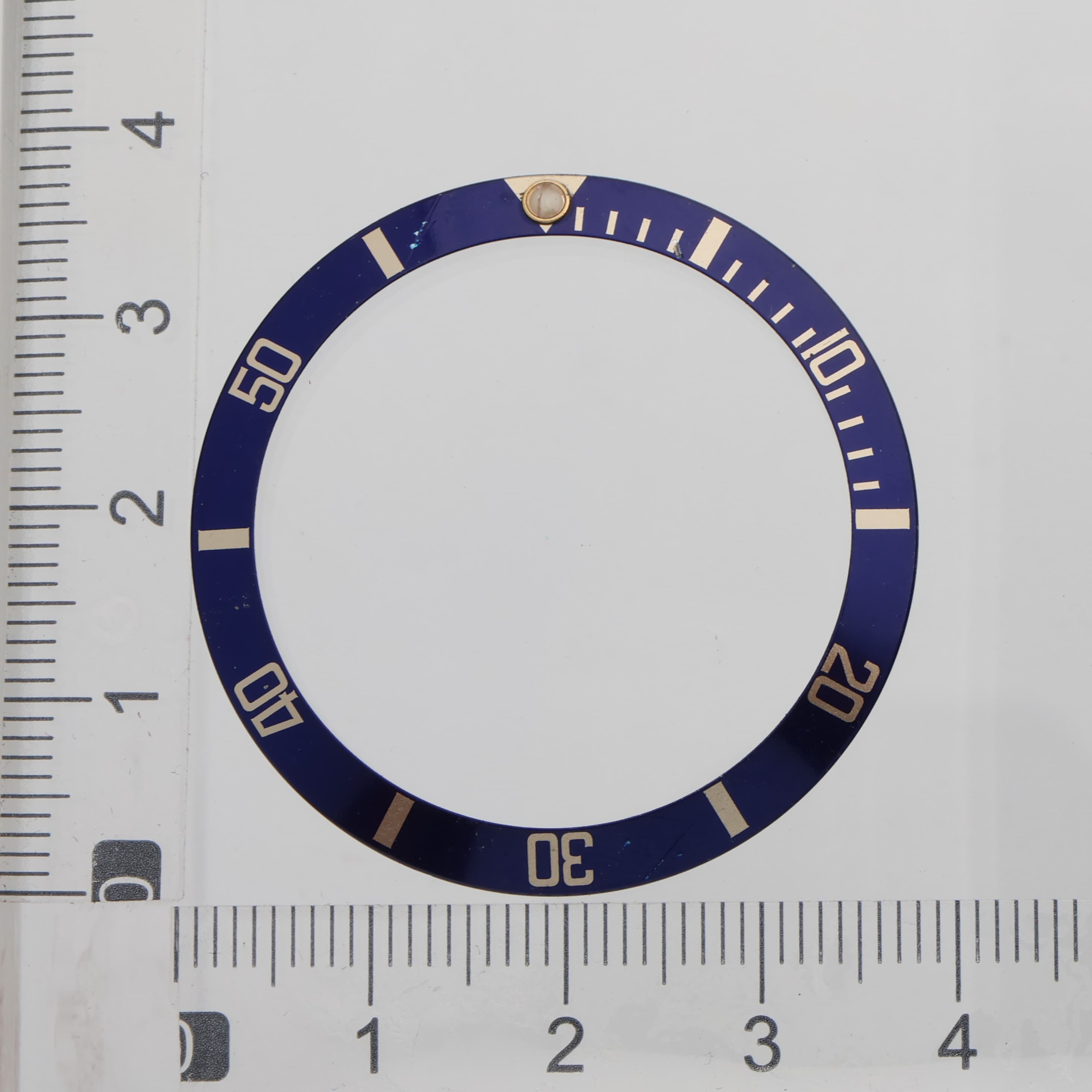 Factory original aluminum insert bezel for Rolex Submariner 40mm Ref: 16803