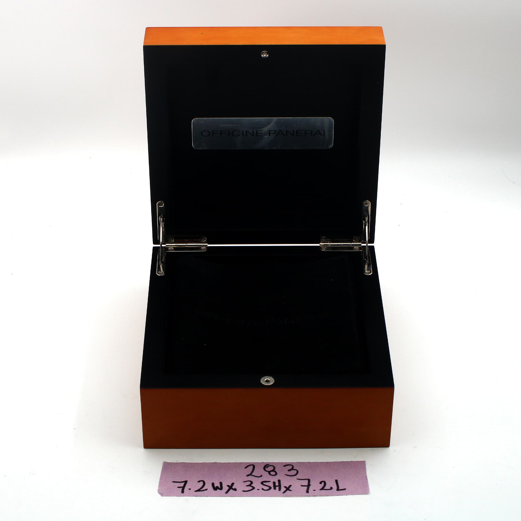 Box Panerai 7.2W x 3.5H x 7.2L