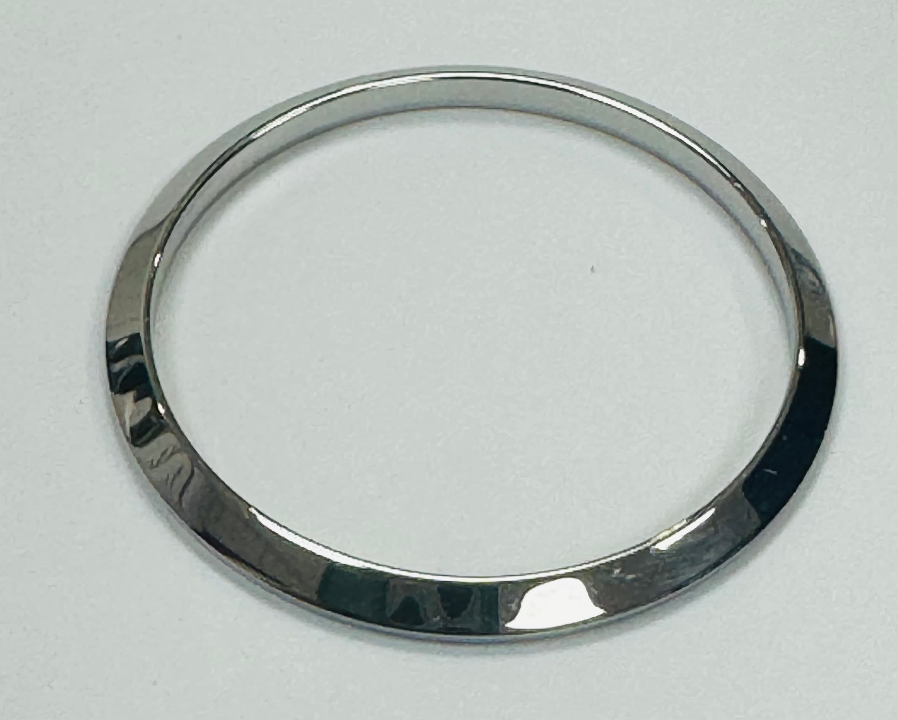 Factory smooth stainless steel Rolex bezel for 31 mm, 5 digit models