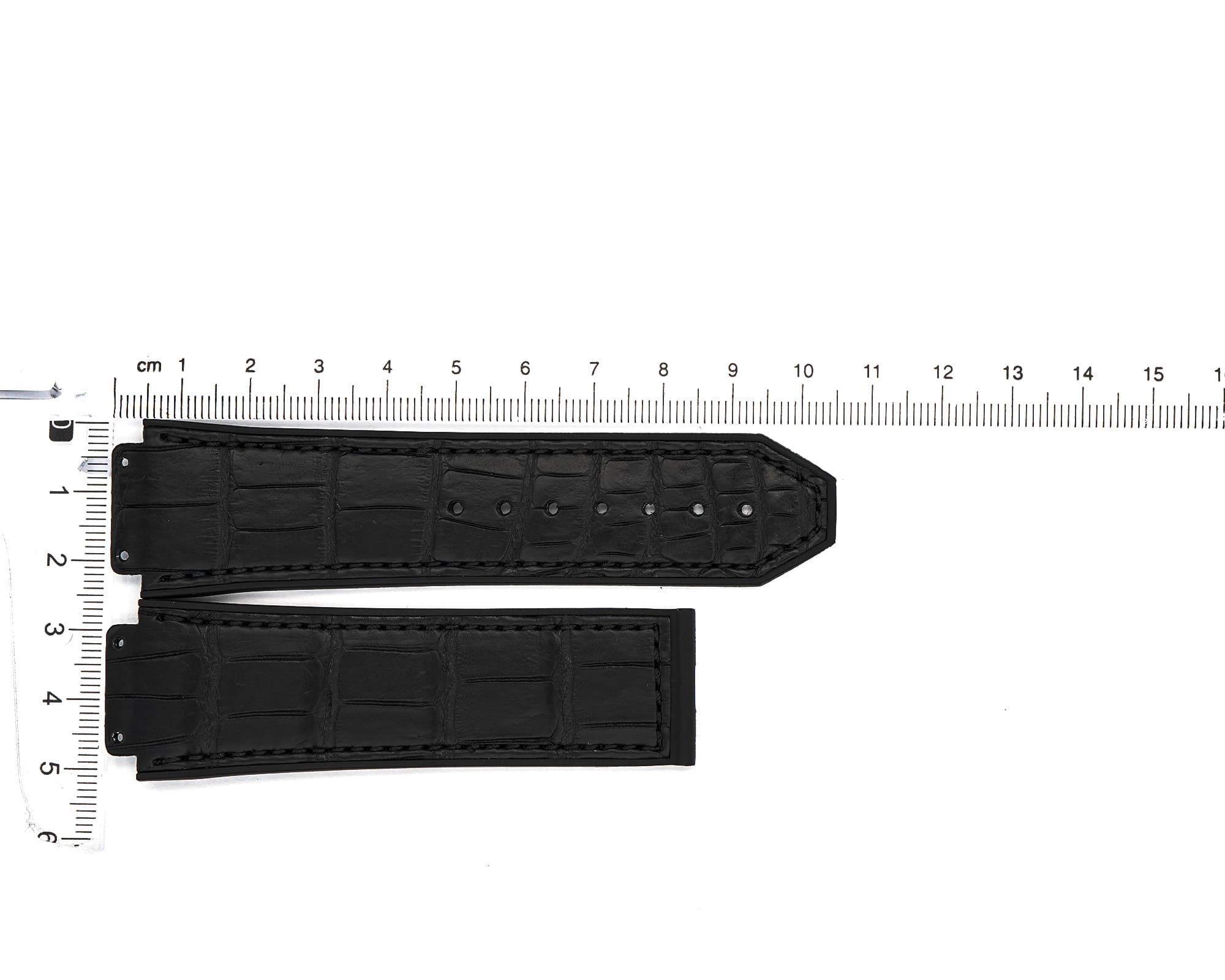 Factory Original Rubber Hublot strap, Black, 26x22mm
