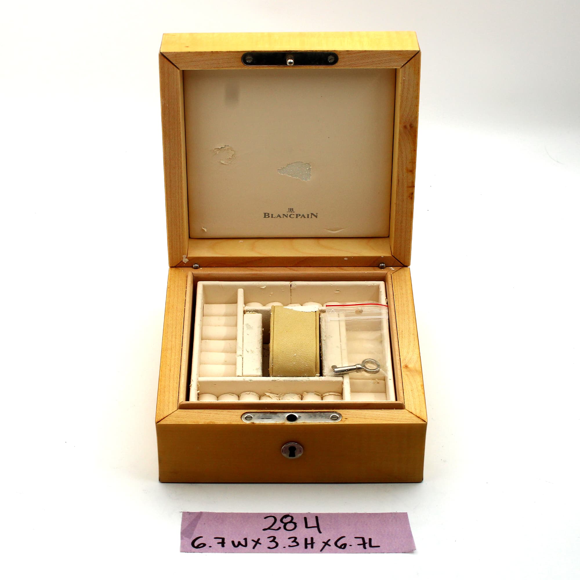 Box Blancpain 6.7W x 3.3H x 6.7L