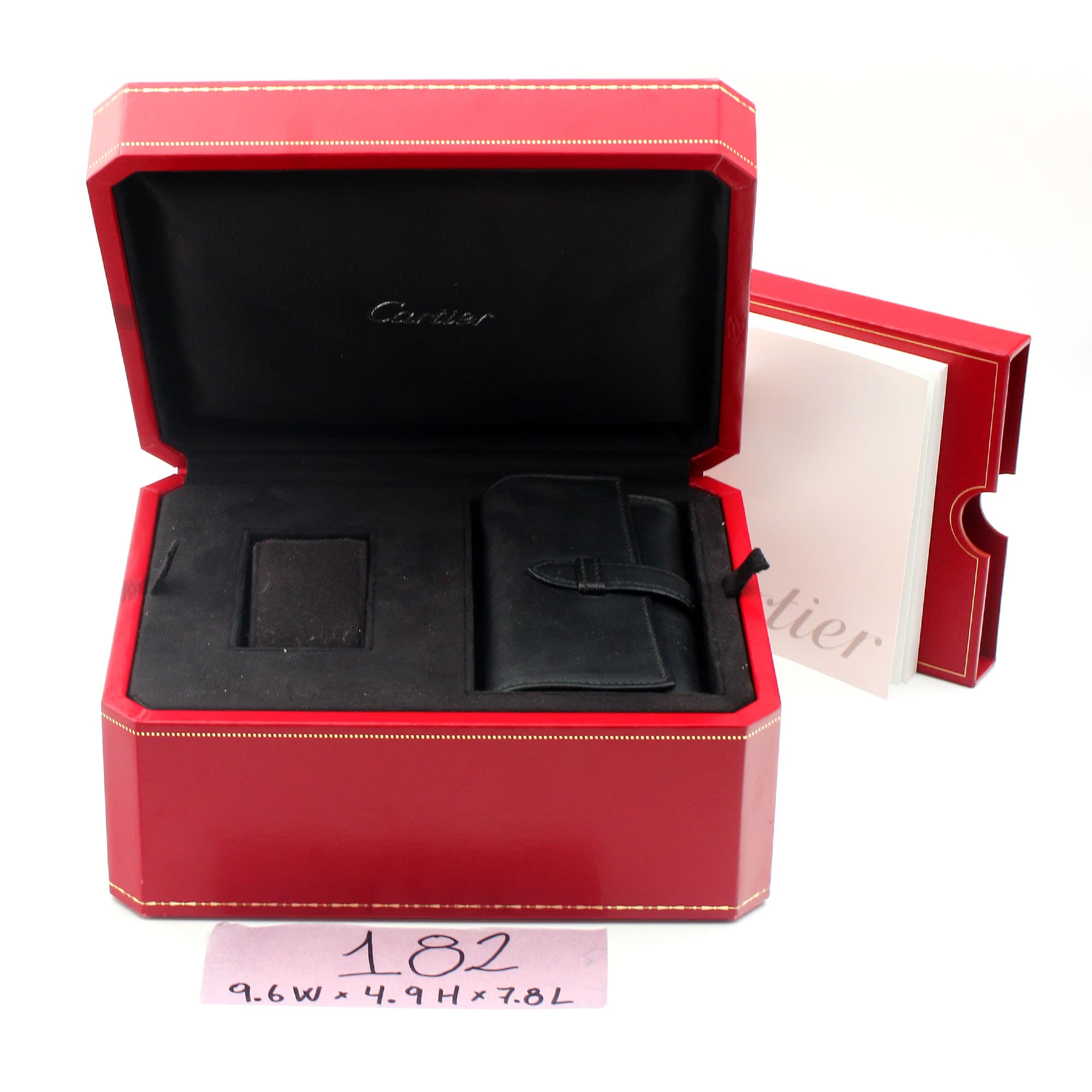 Box Cartier 9.6W x 4.9H x 7.8L