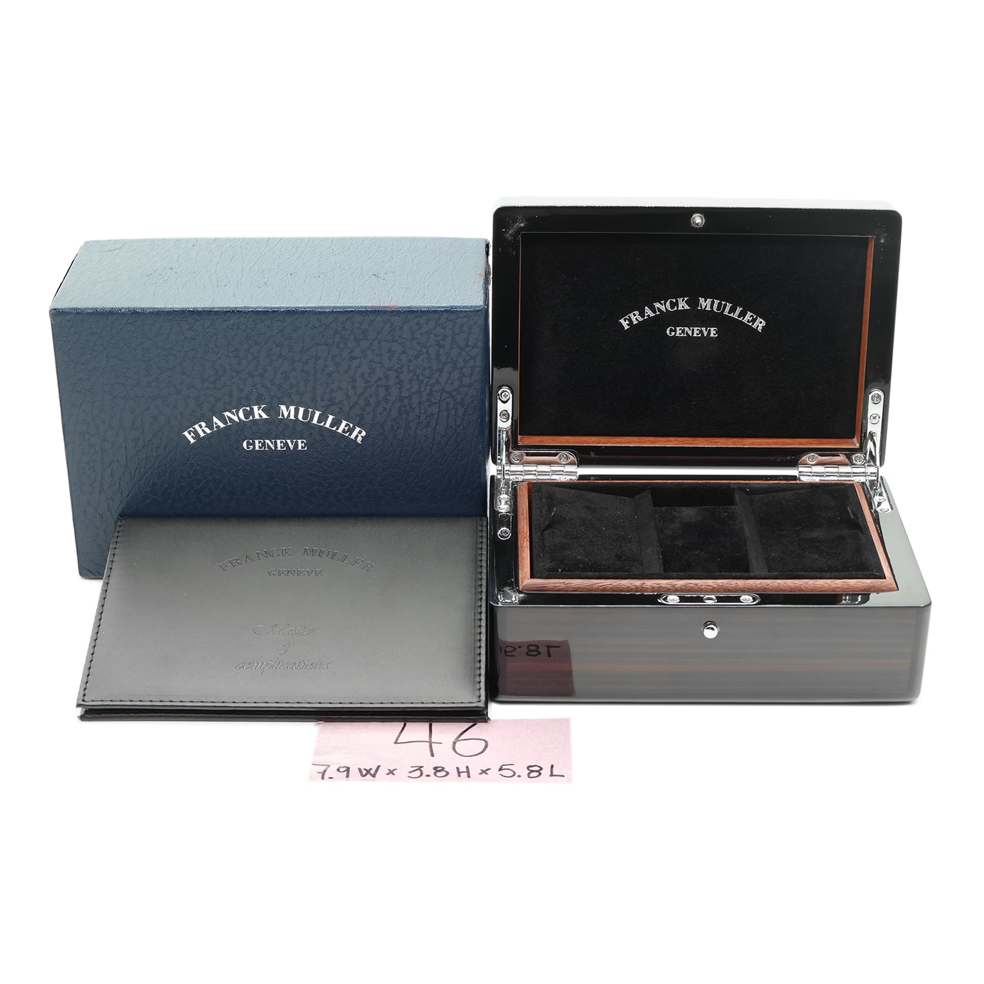 Box Franck Muller 7.9W x 3.8H x 5.8L