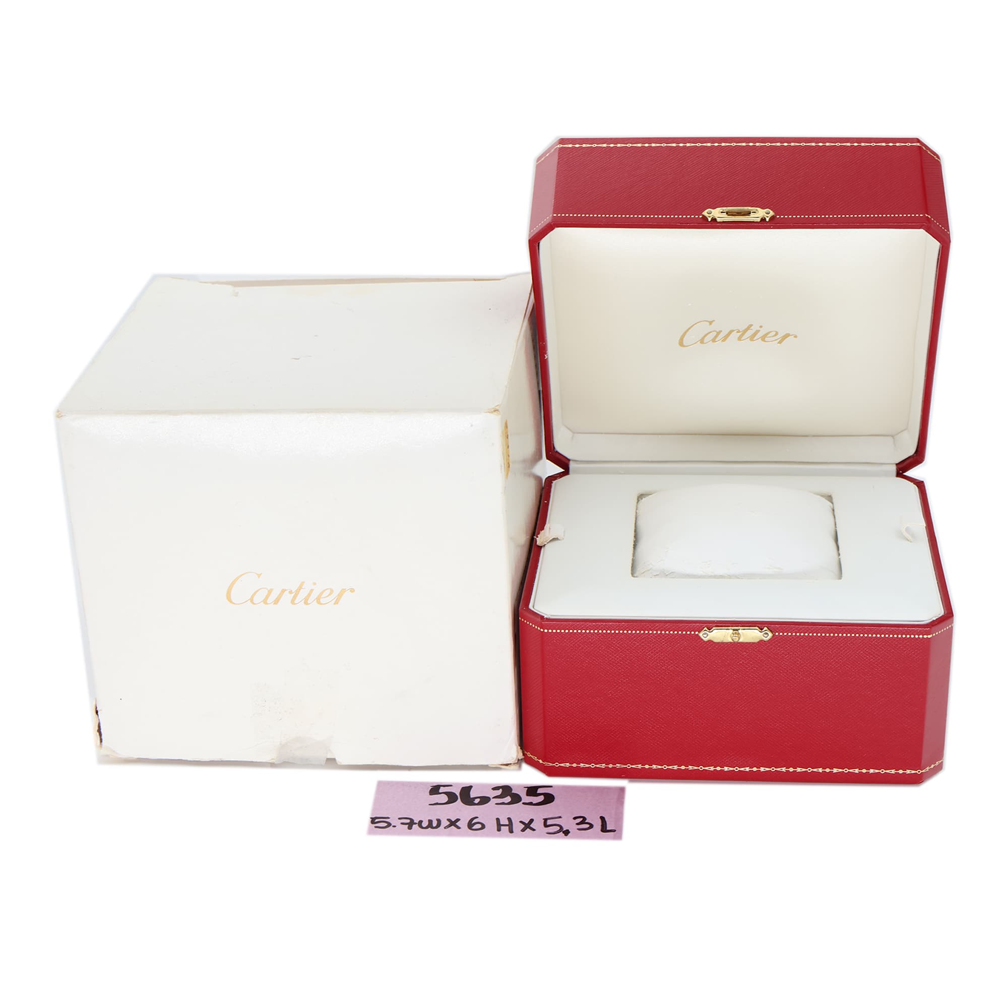 Box Cartier 5.7W x 6H x 5.3L