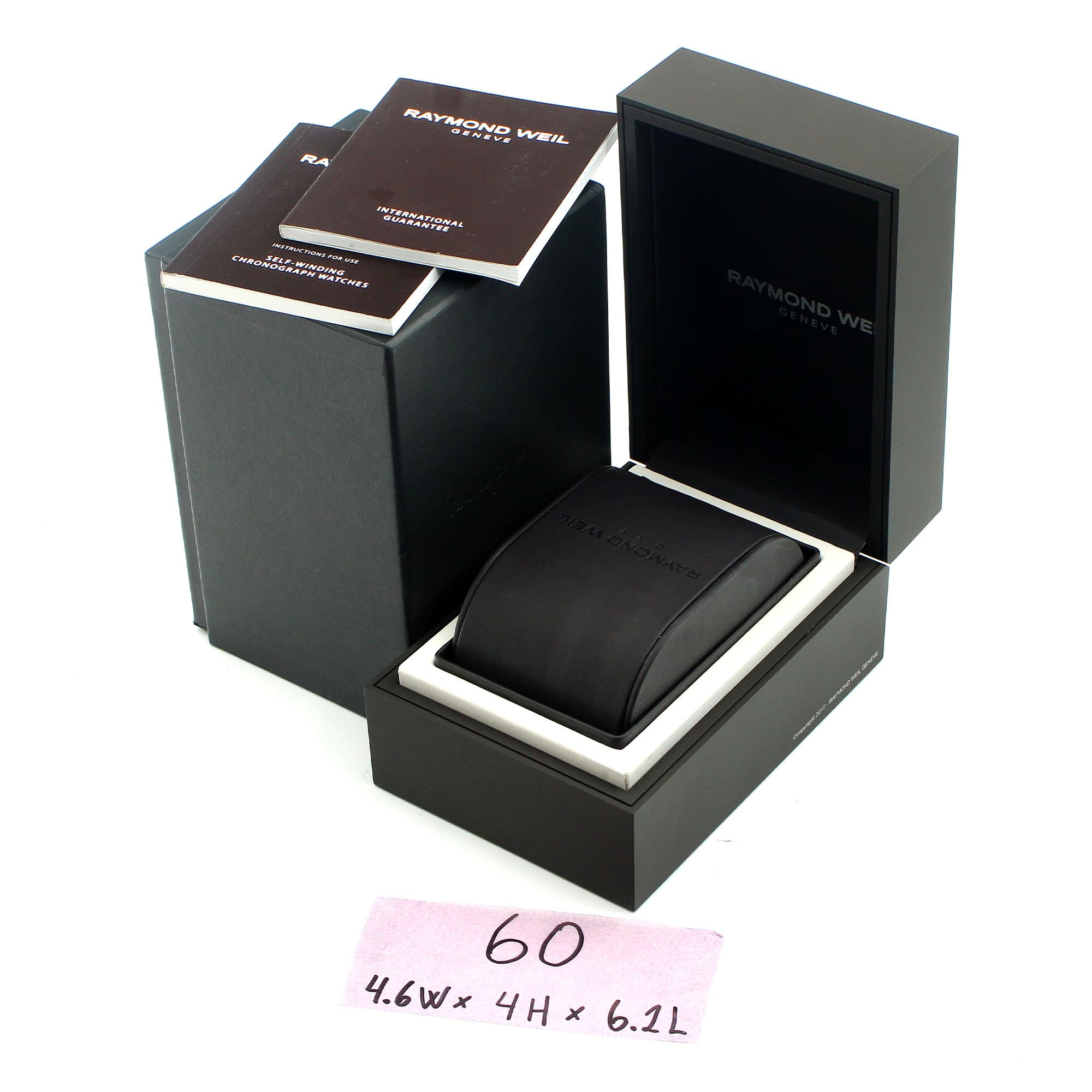 Box Raymond Weil 4.6W x 4H x 6.2L