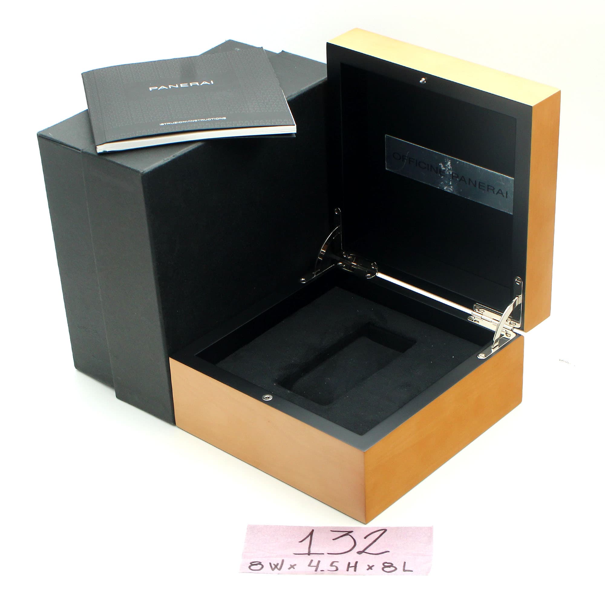 Box Panerai 8W x 4.5H x 8L