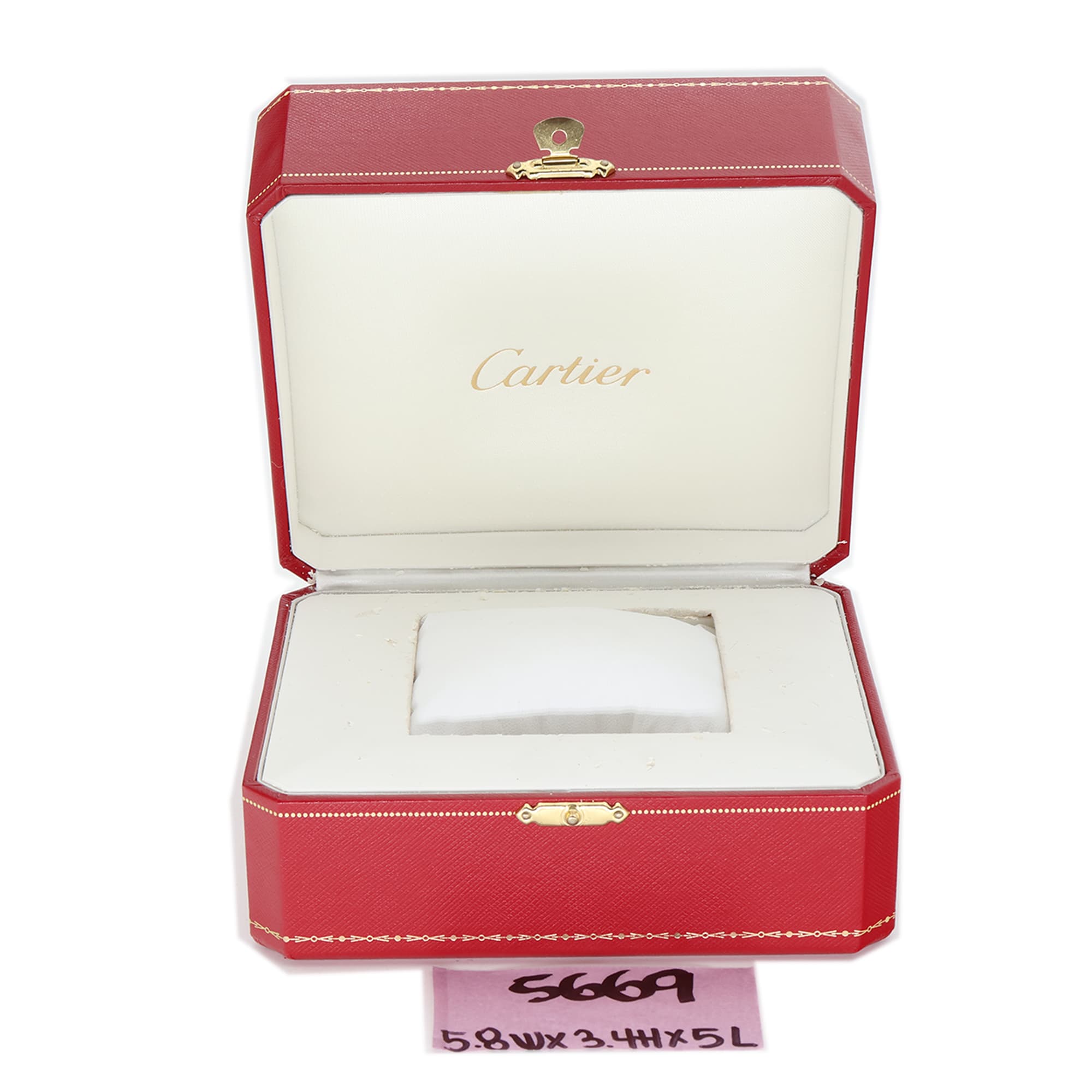 Box Cartier 5.8W x 3.4H x 5L