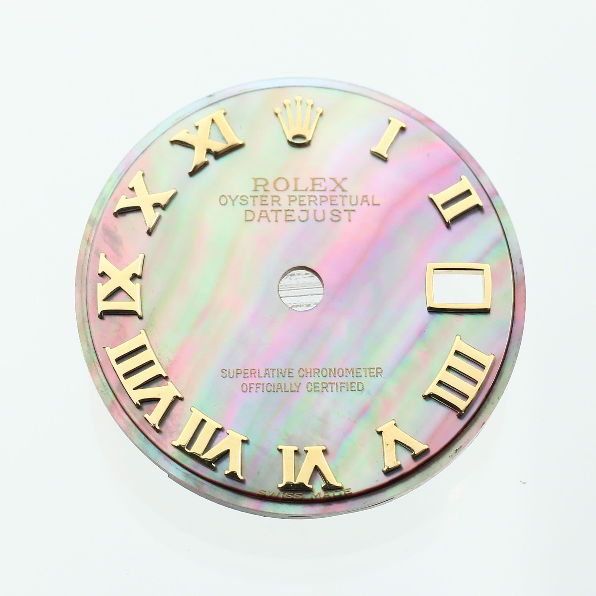 Brown mother of pearl MOP dial Roman numeral for Rolex Datejust 26 or 29mm