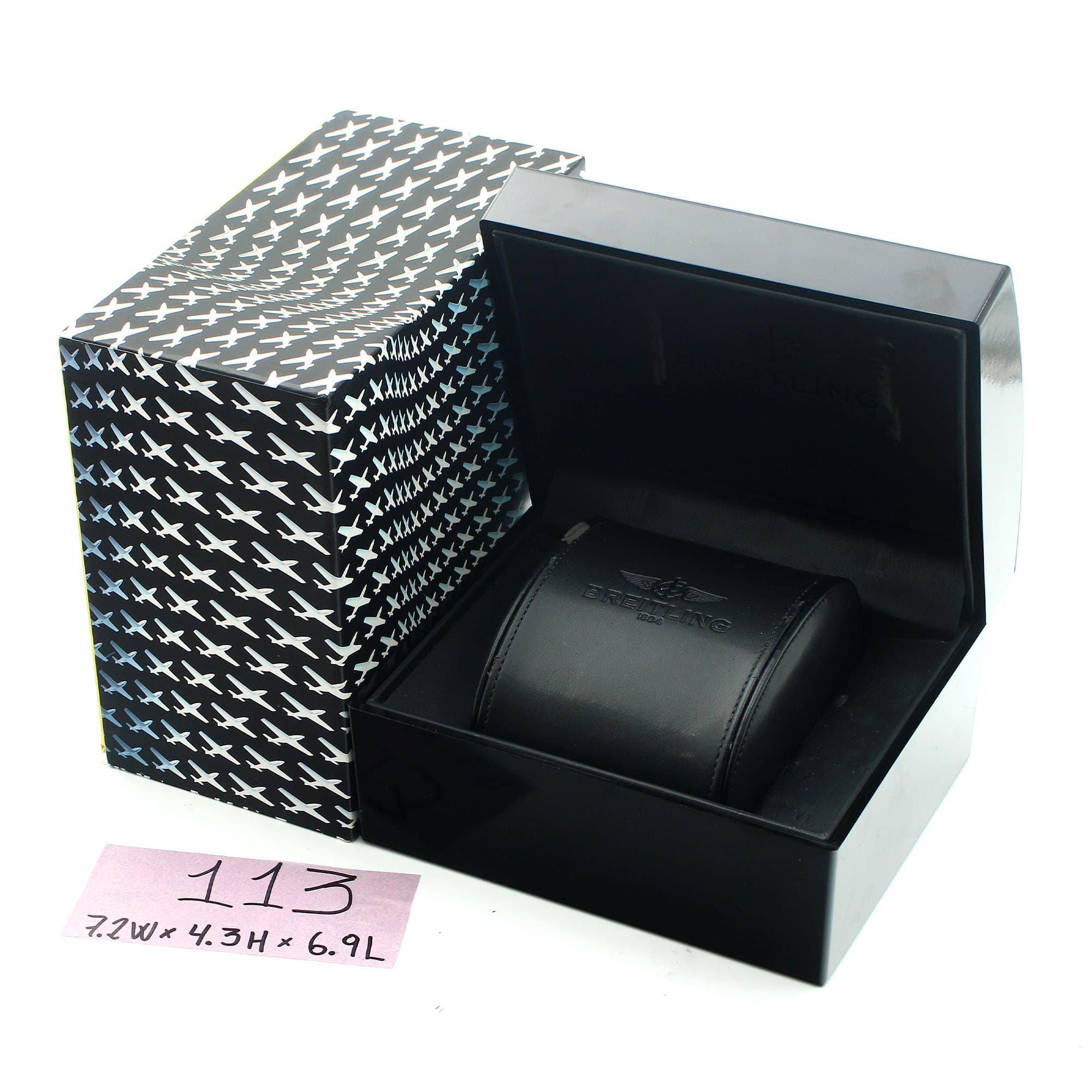 Box Breitling 7.2W x 4.3H x 6.9L