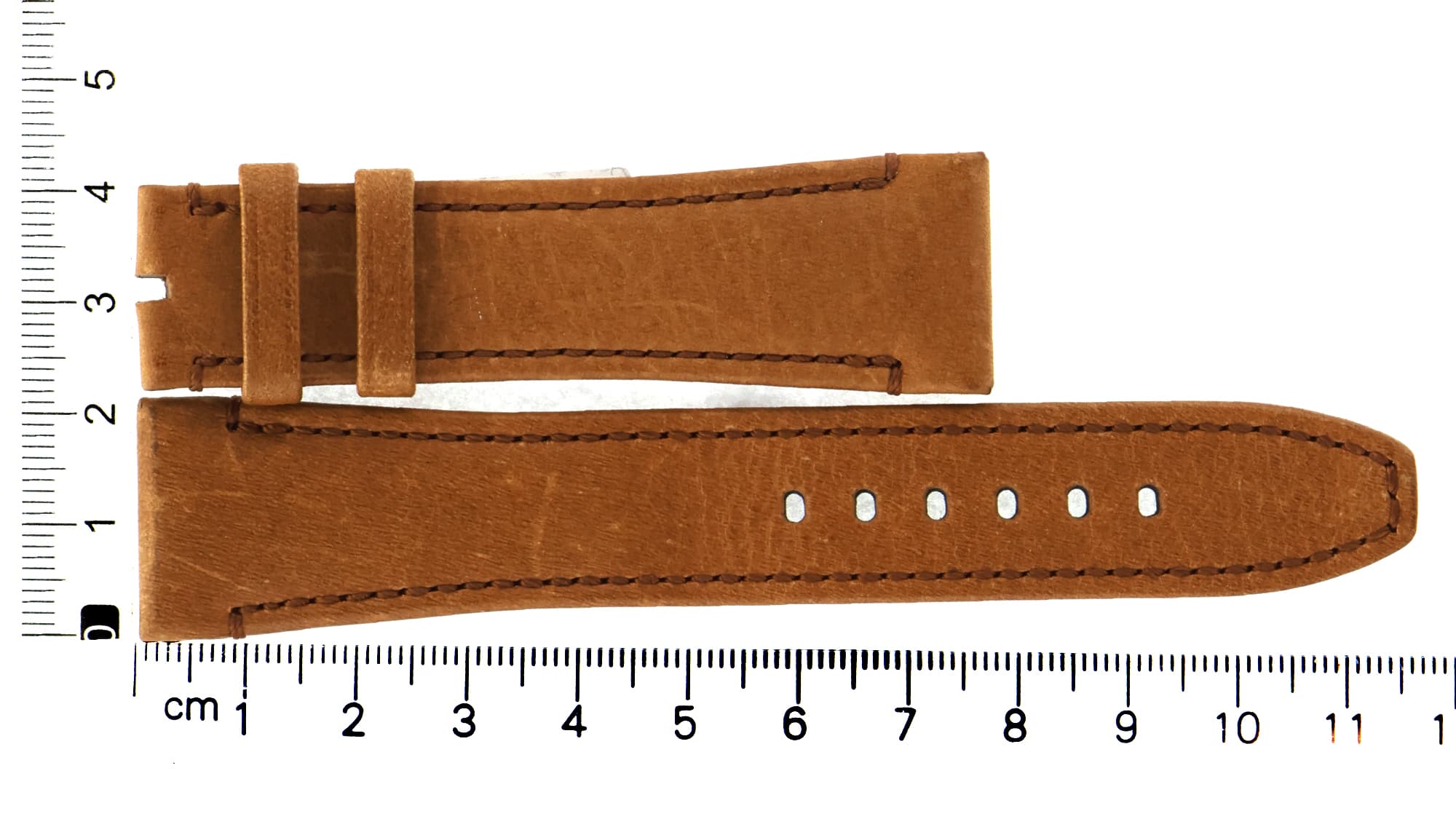 Unworn factory Audemars Piguet light brown leather strap 20x16mm