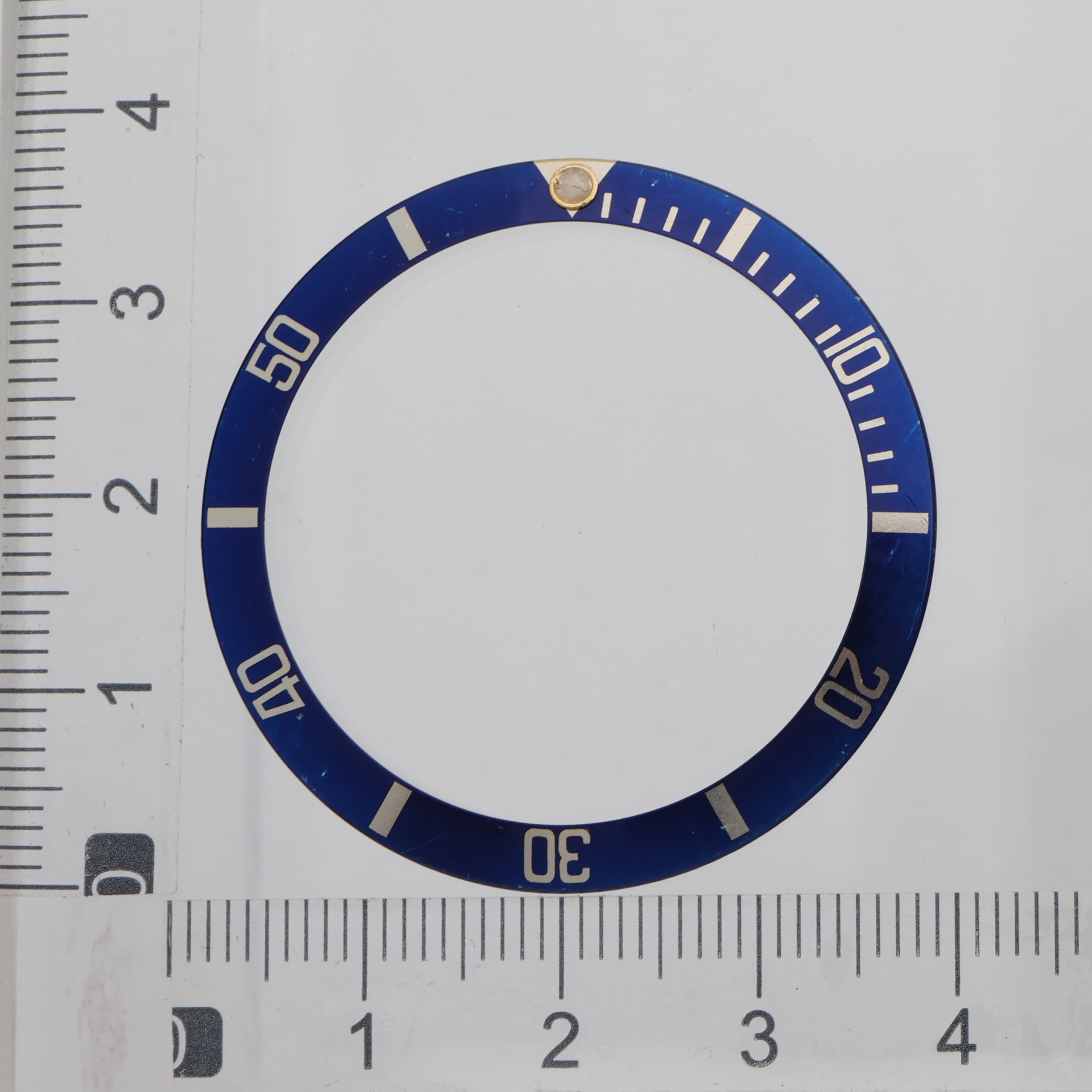 Factory original aluminum insert bezel for Rolex Submariner 40mm Ref: 16803