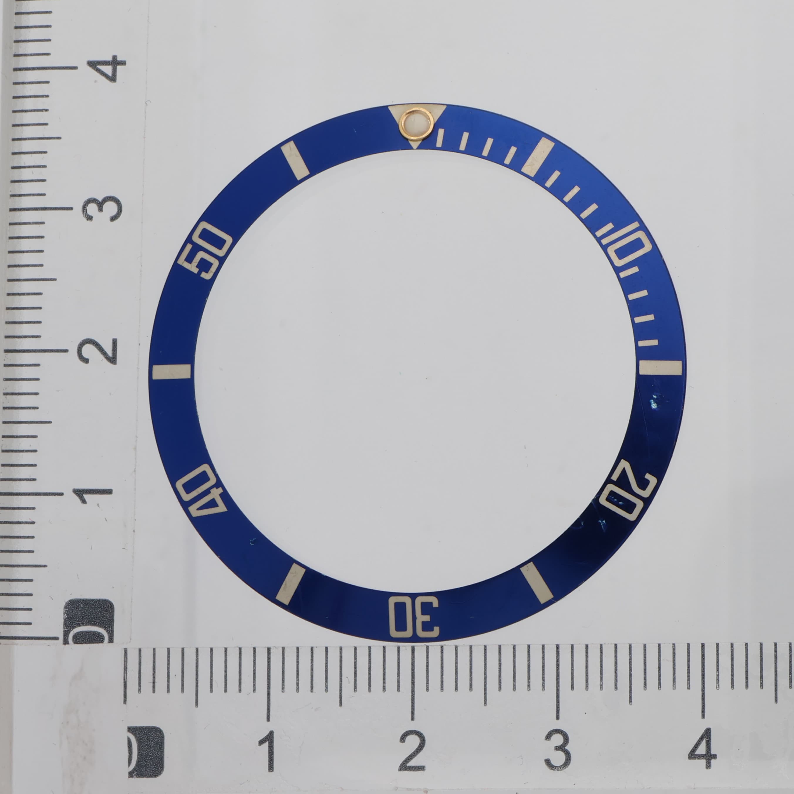 Factory original aluminum insert bezel for Rolex Submariner 40mm Ref: 16803