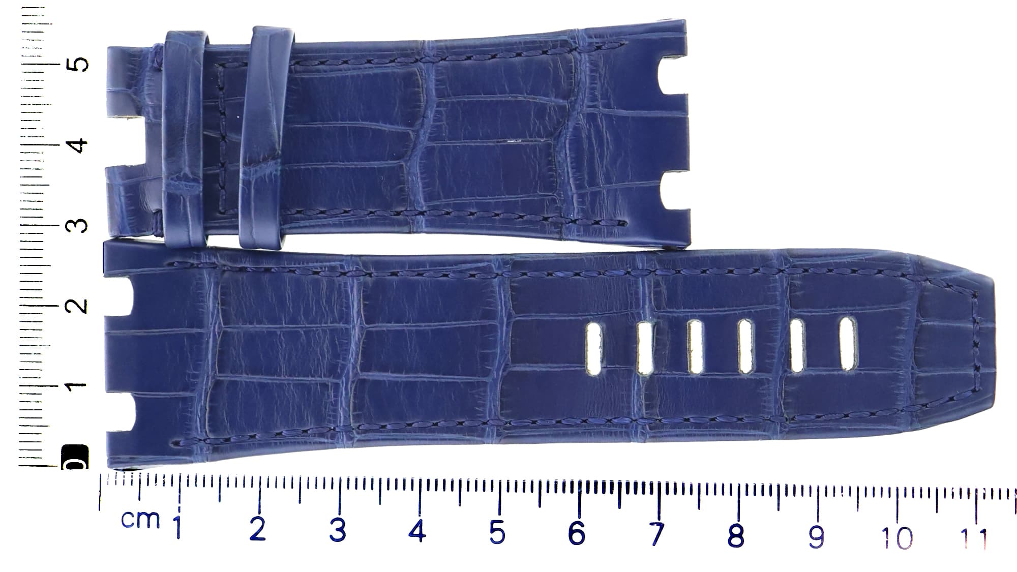 Factory unworn Audemars Piguet royal blue leather strap 30x24mm for Offshore