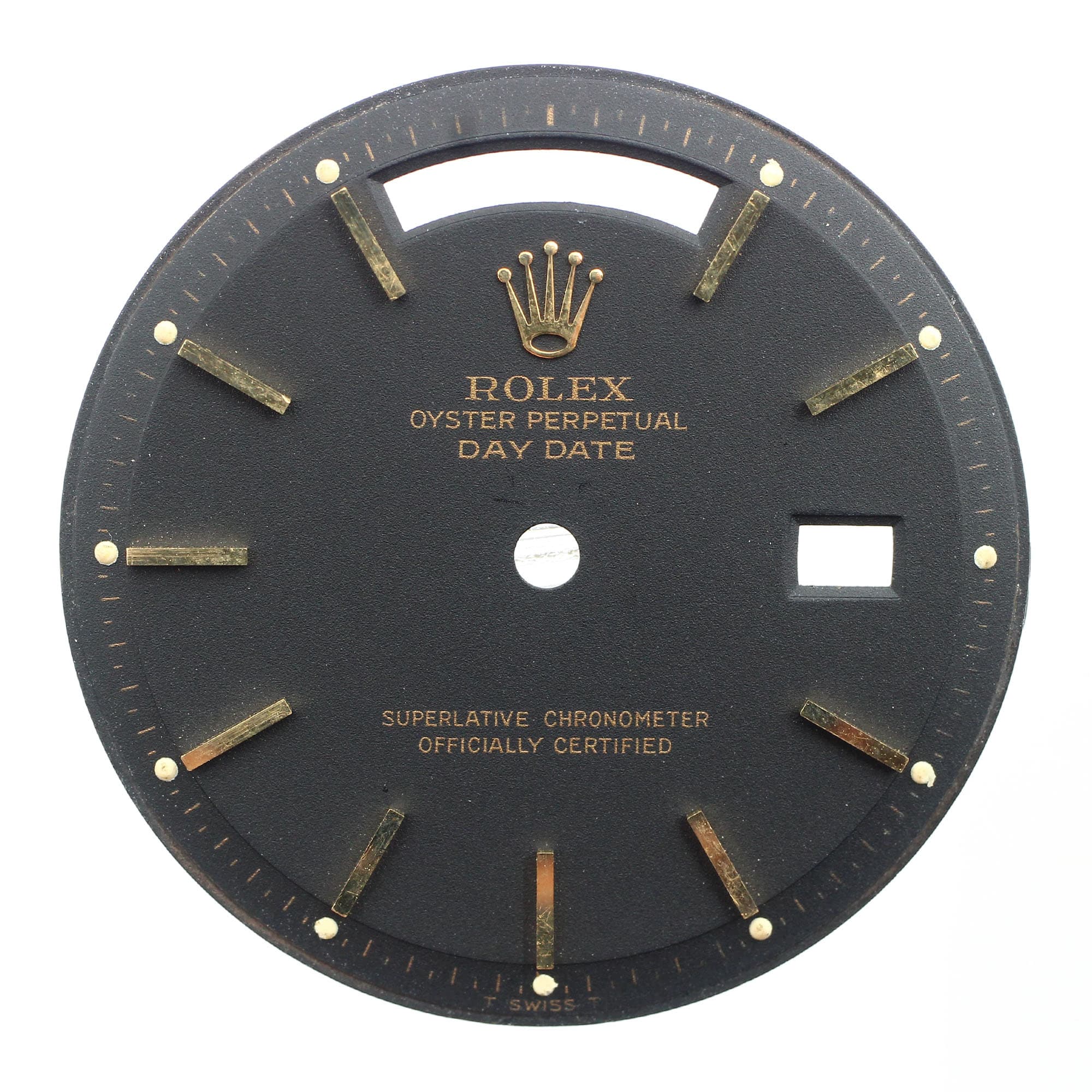 dial 18k Yellow Gold 36 for Rolex Black