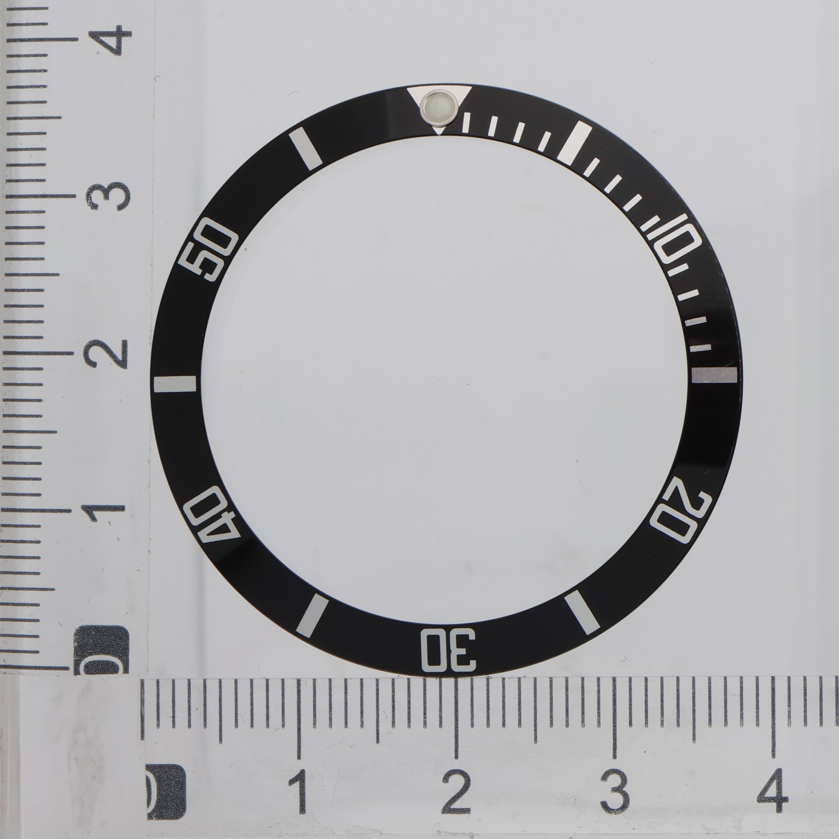 Factory original aluminum insert bezel for Rolex Submariner 40mm Ref: 16800