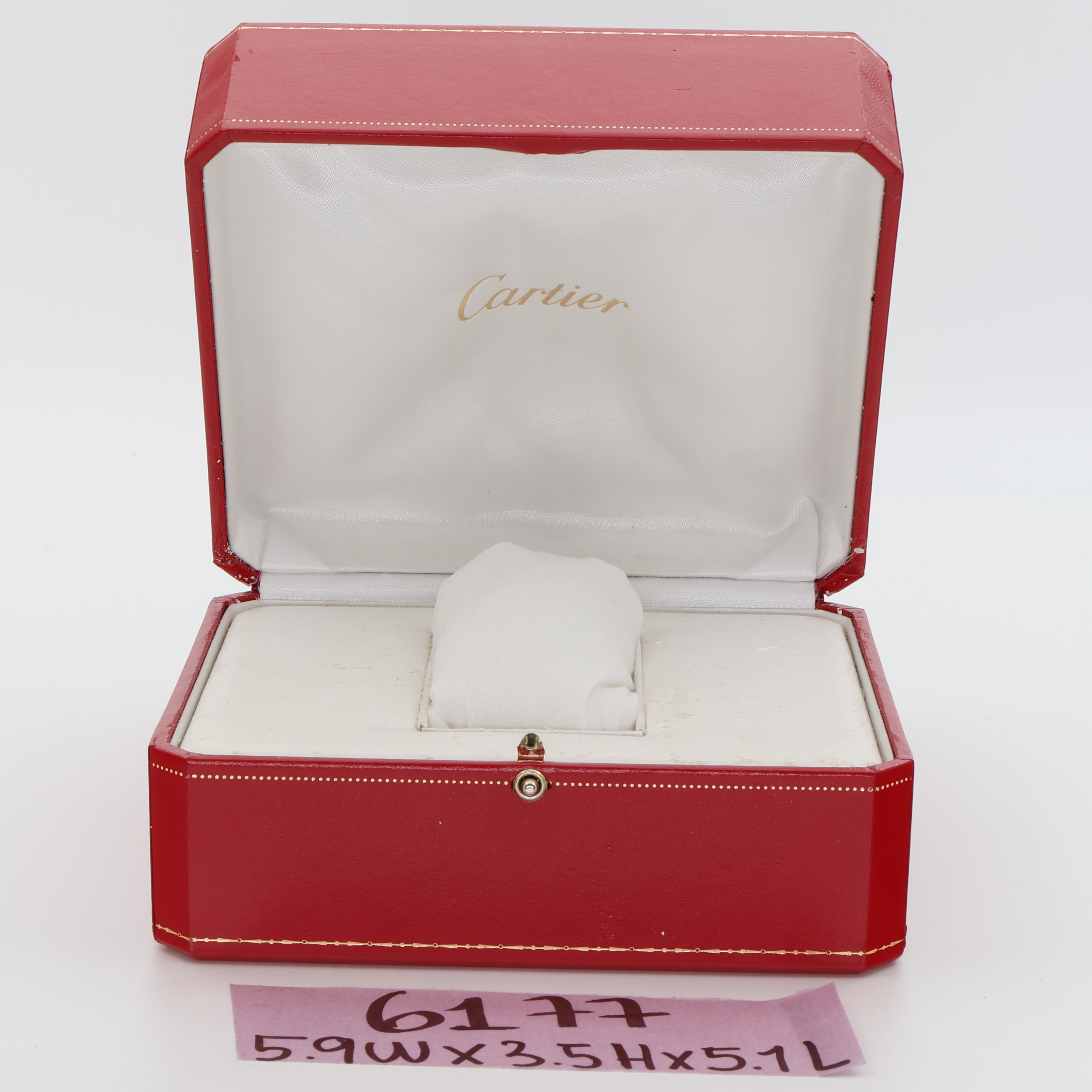 Box Cartier 5.9W x 3.5H x 5.1L