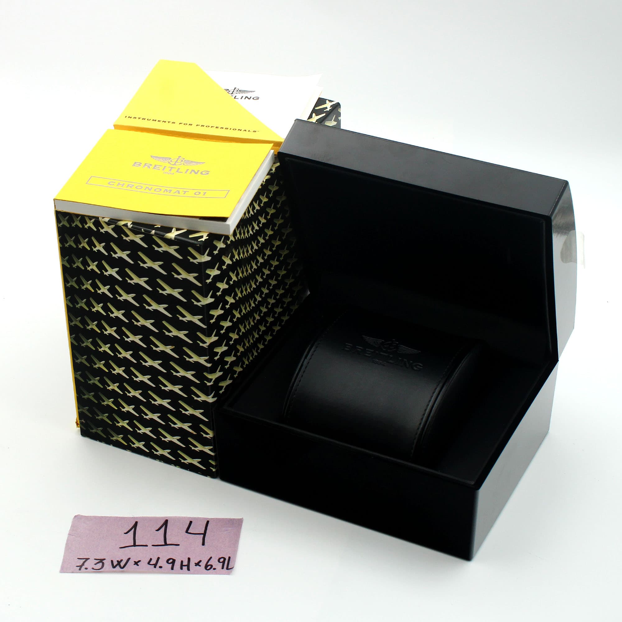 Box Breitling 7.2W x 4.9H x 6.9L