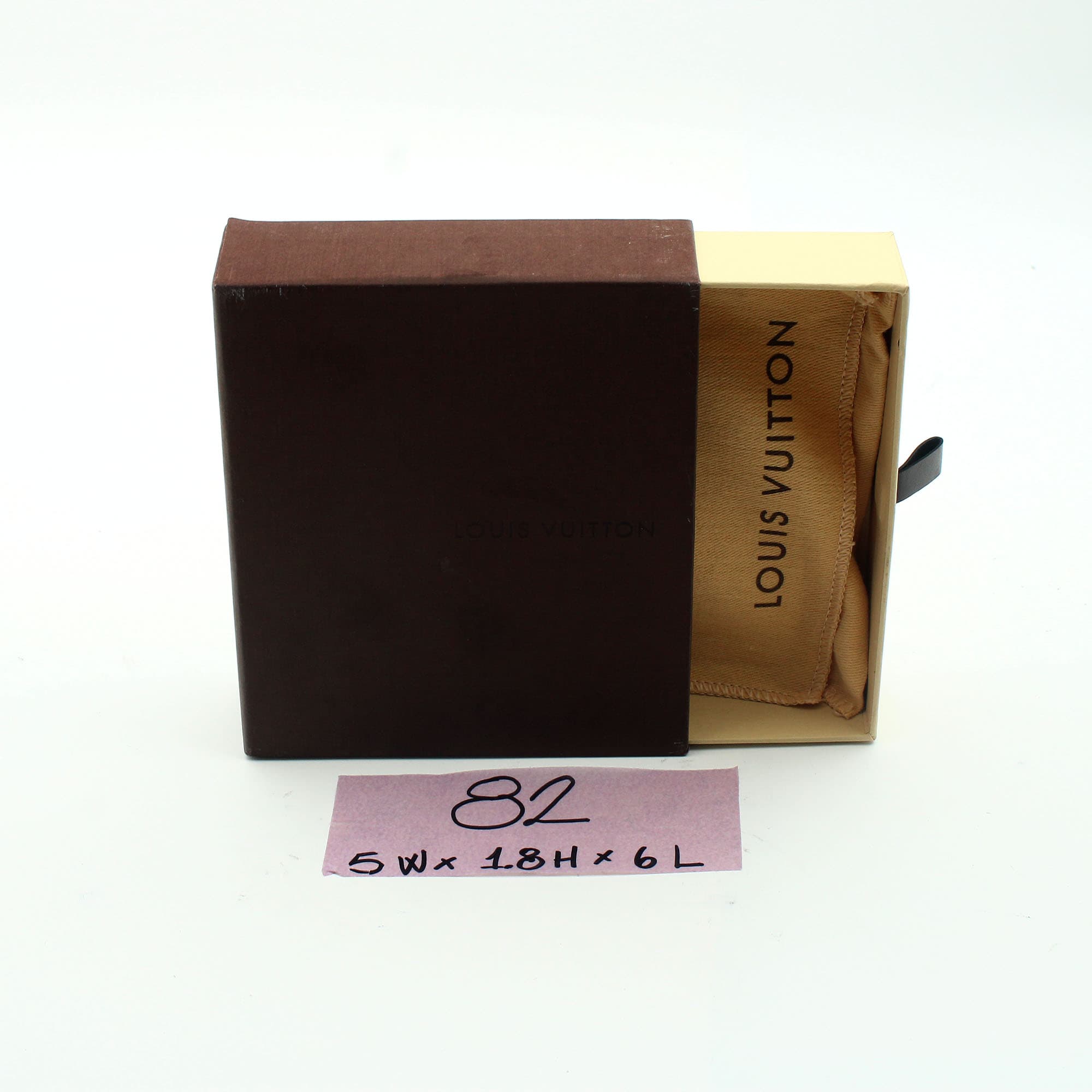 Box Louis Vuitton 5W x 1.8H x 6L Travel pouch