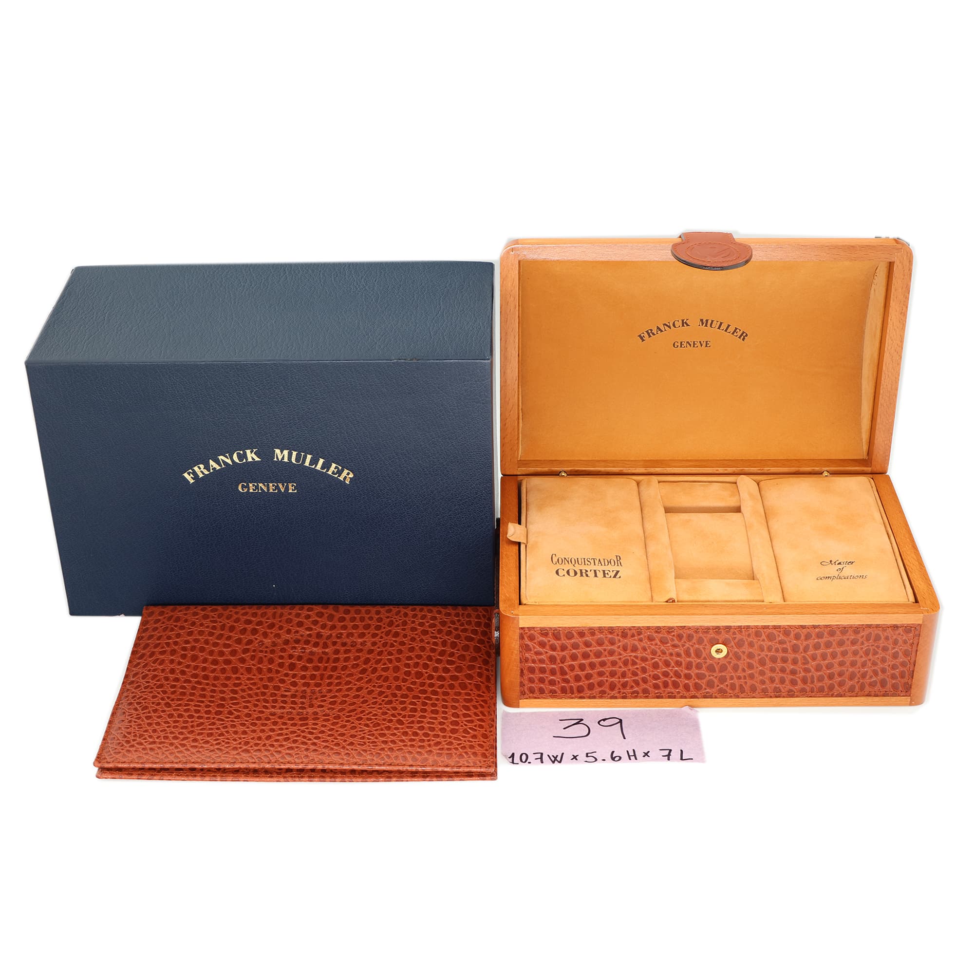 Box Franck Muller 10.7W x 5.6H x 7L