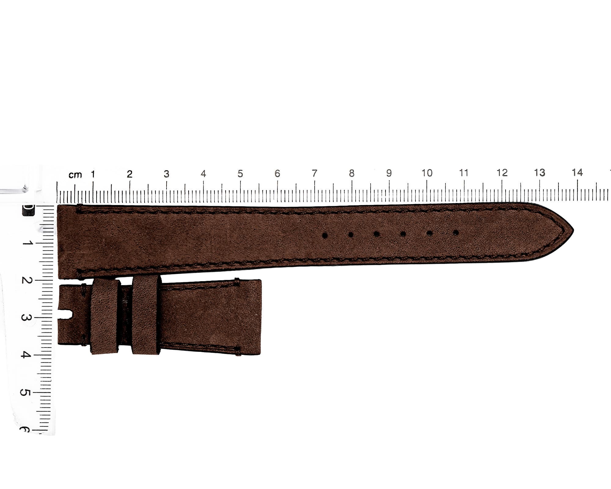 Factory Original Leather Tudor strap, Brown, 20x16mm