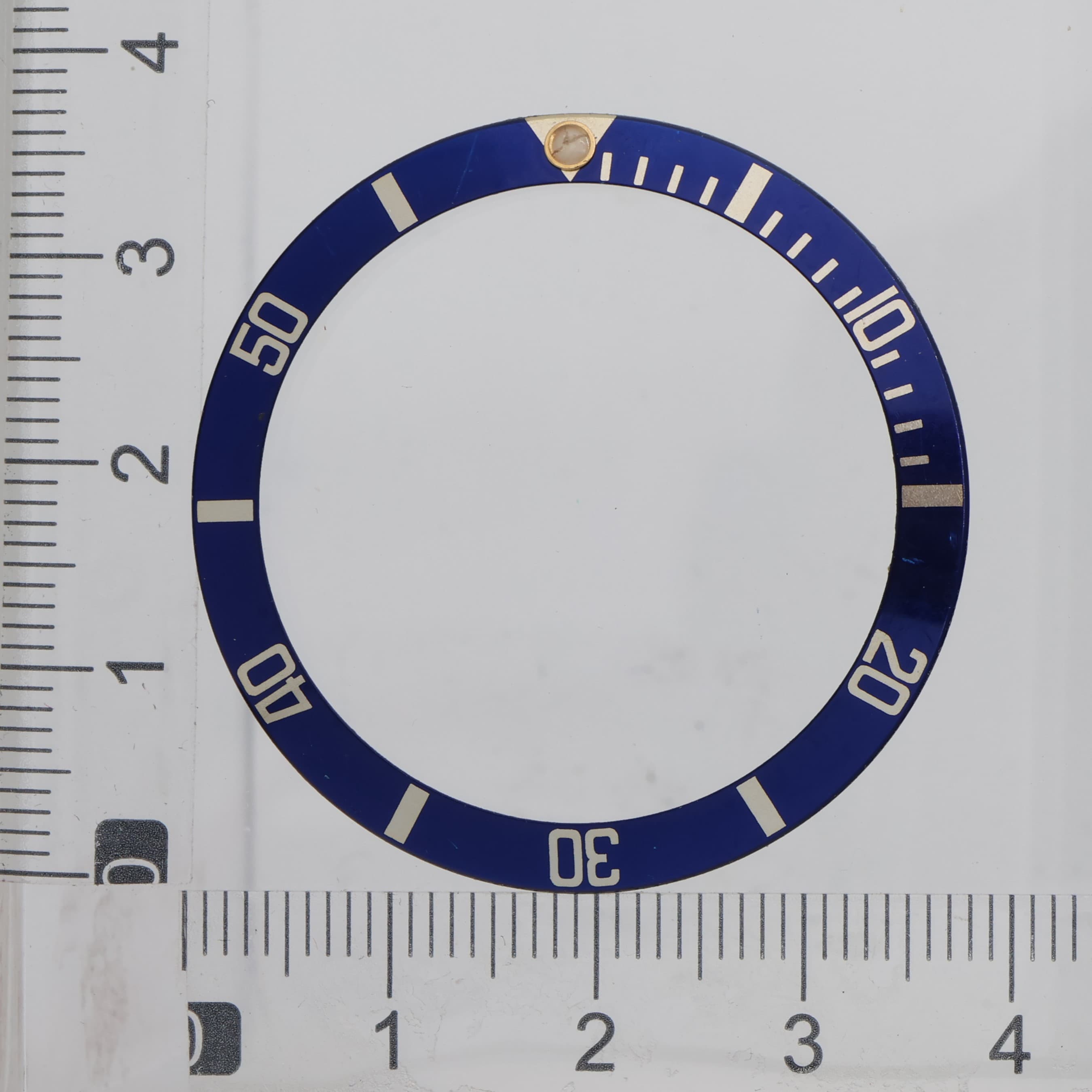 Factory original aluminum insert bezel for Rolex Submariner 40mm Ref: 16803