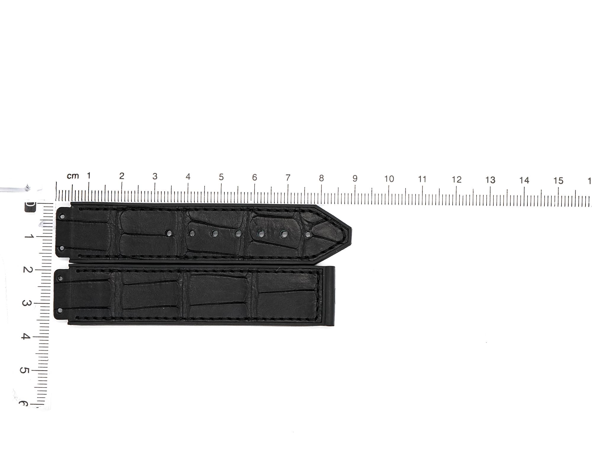 Factory Original Rubber Hublot strap, Black, 18x18mm