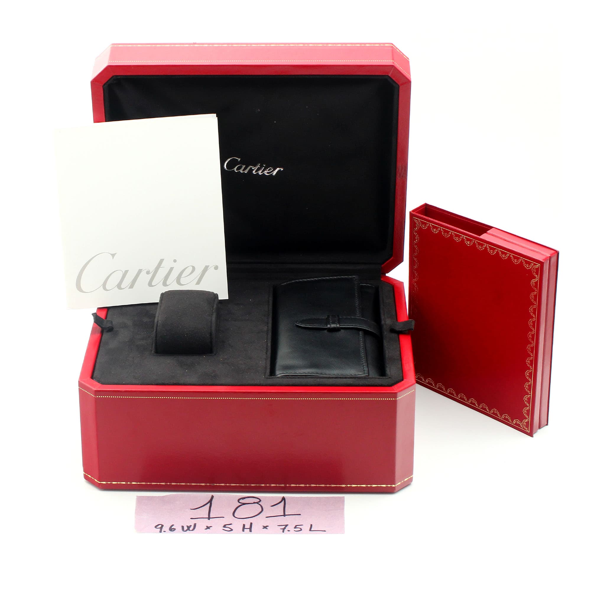 Box Cartier 9.6W x 5H x 7.5L