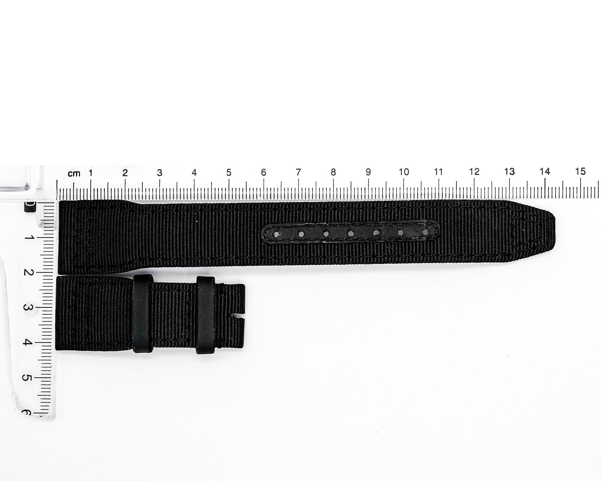 Factory Original Nylon IWC strap, Black, 22x18mm