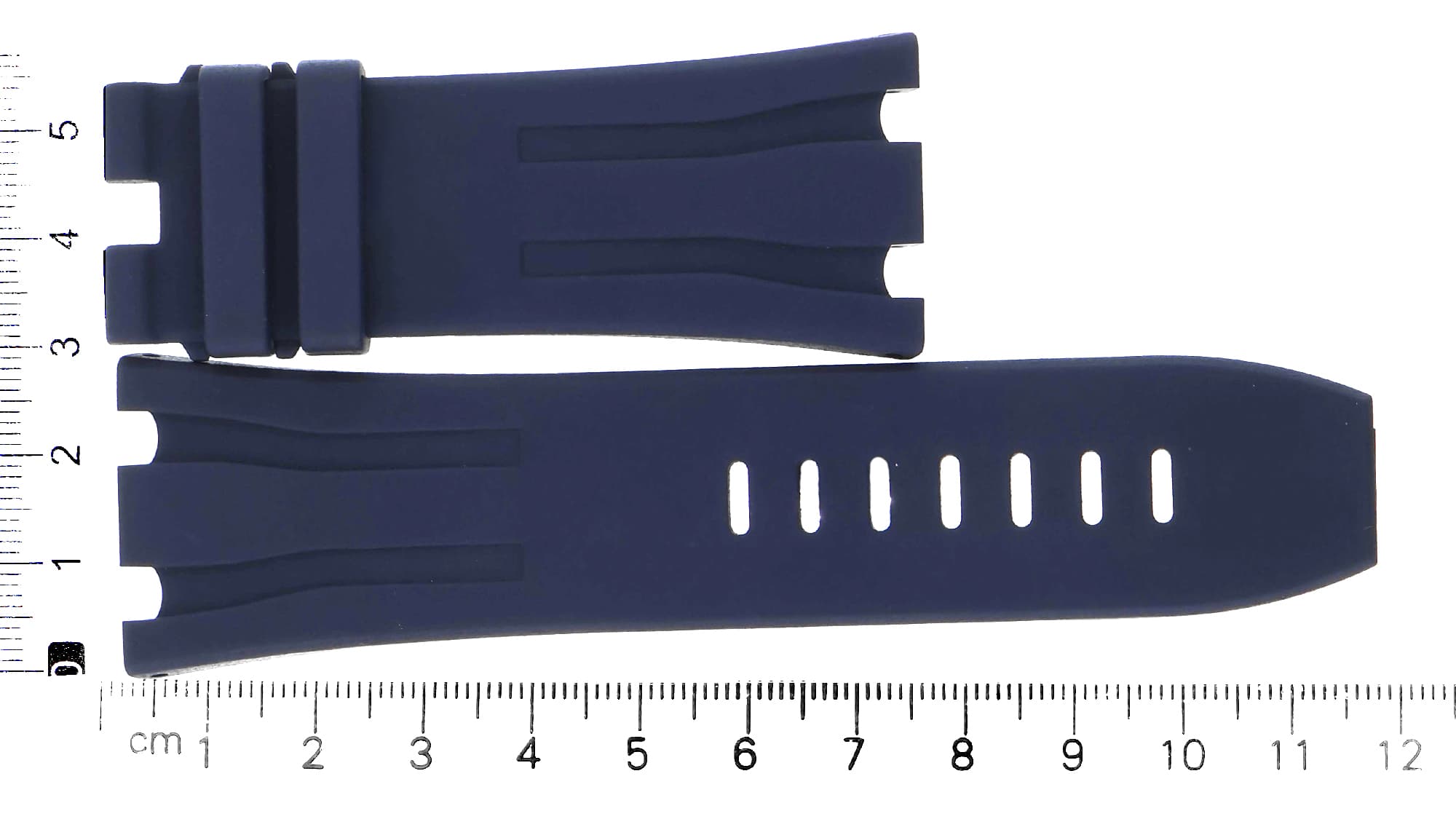 Unworn factory original Audemars Piguet dark navy blue rubber strap Offshore