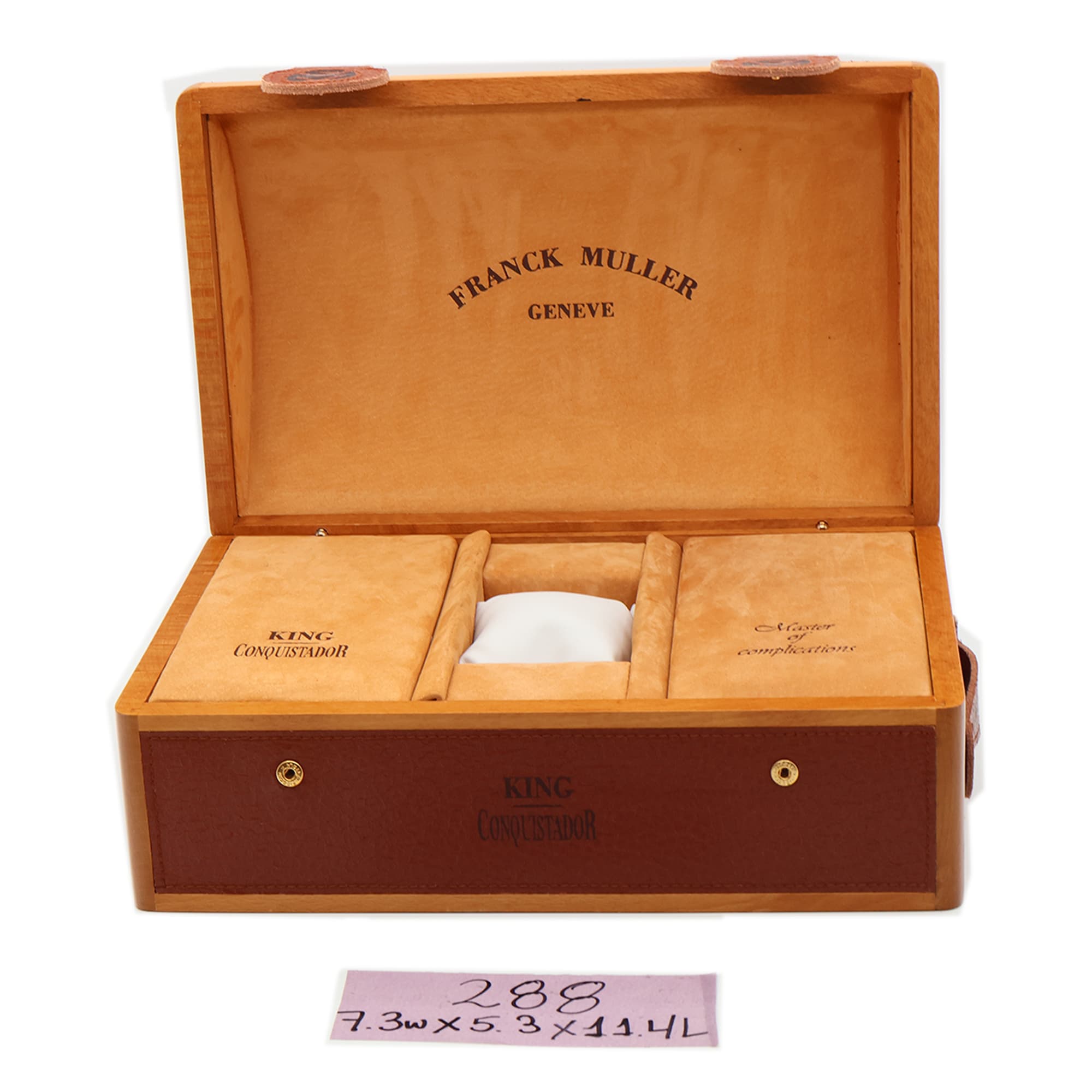 Box Franck Muller 7.3W x 5.3H x 11.4L