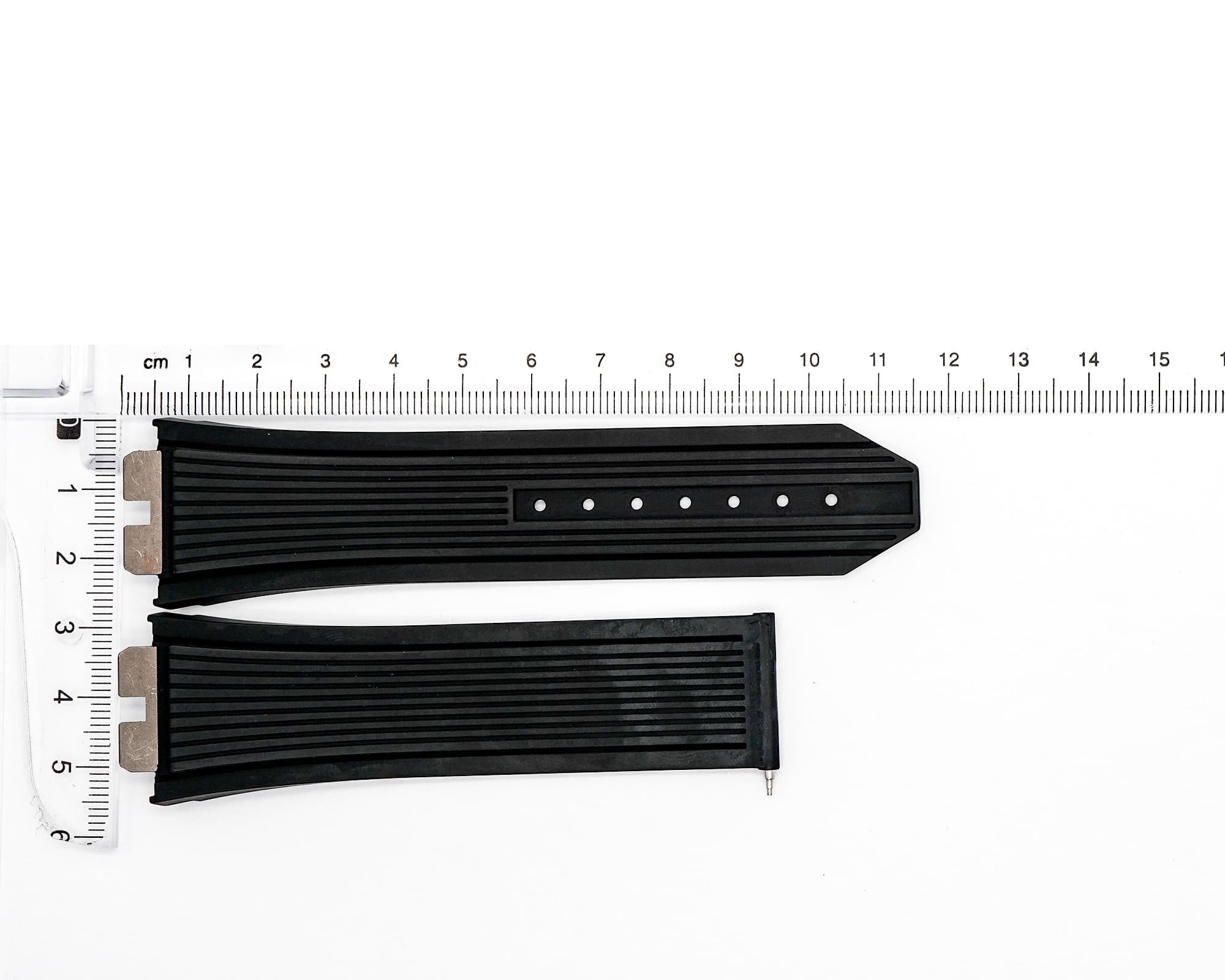 Factory Original Rubber Hublot strap, Black, 27x22mm