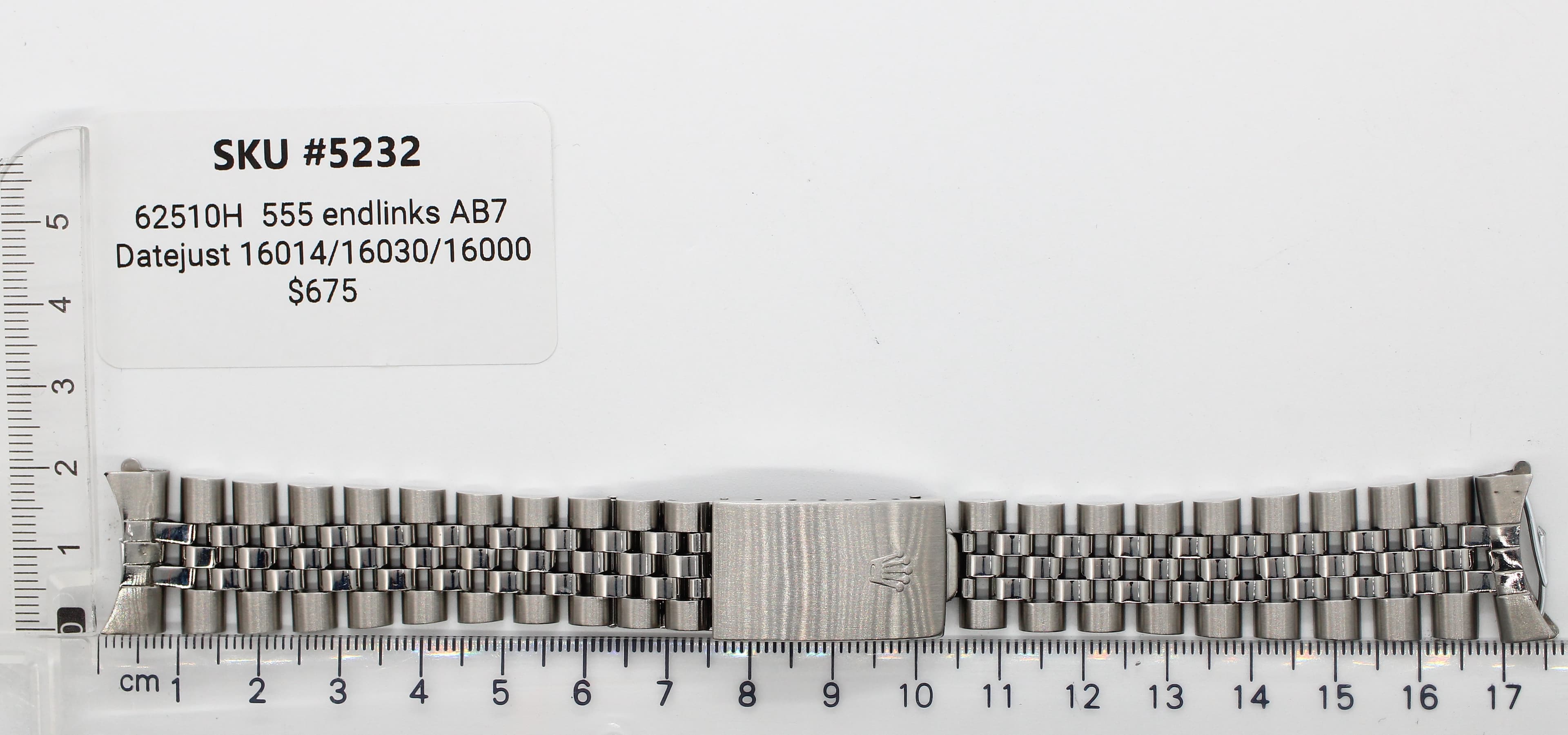 Watch band for Rolex 36mm Dated '83 20 mm Jubilee