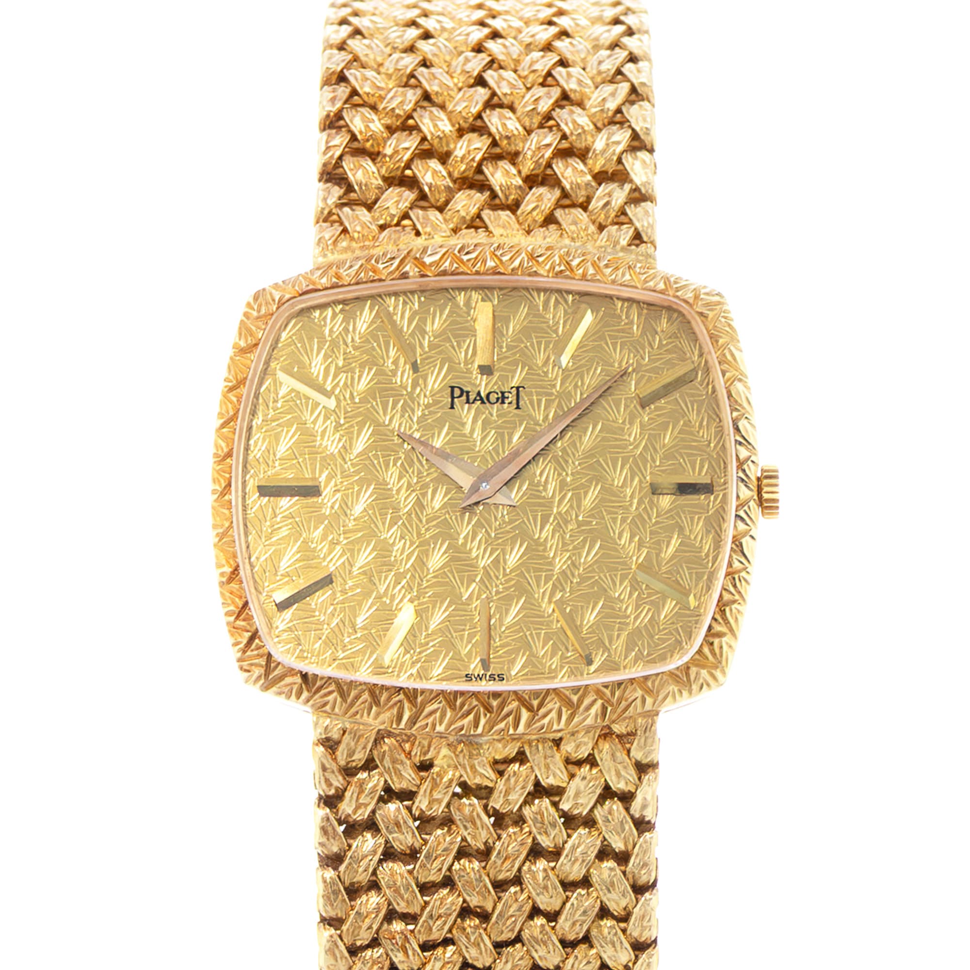 Piaget Dancer 9731D2 30mm Vintage Champagne Dial Yellow Gold Ladies Watch