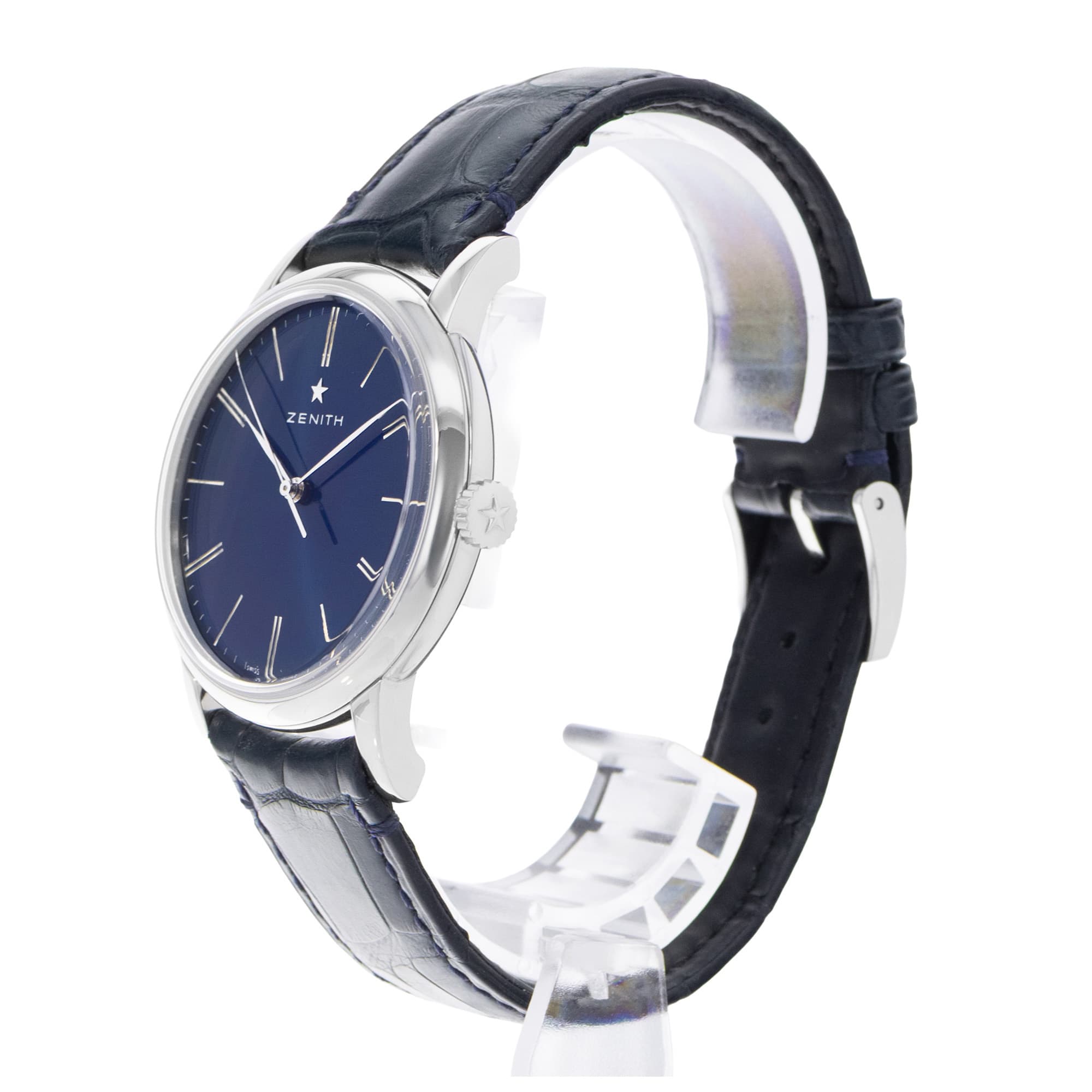 Zenith Elite 03.2290.679/51.C700 39mm Blue Dial Steel Mens Watch