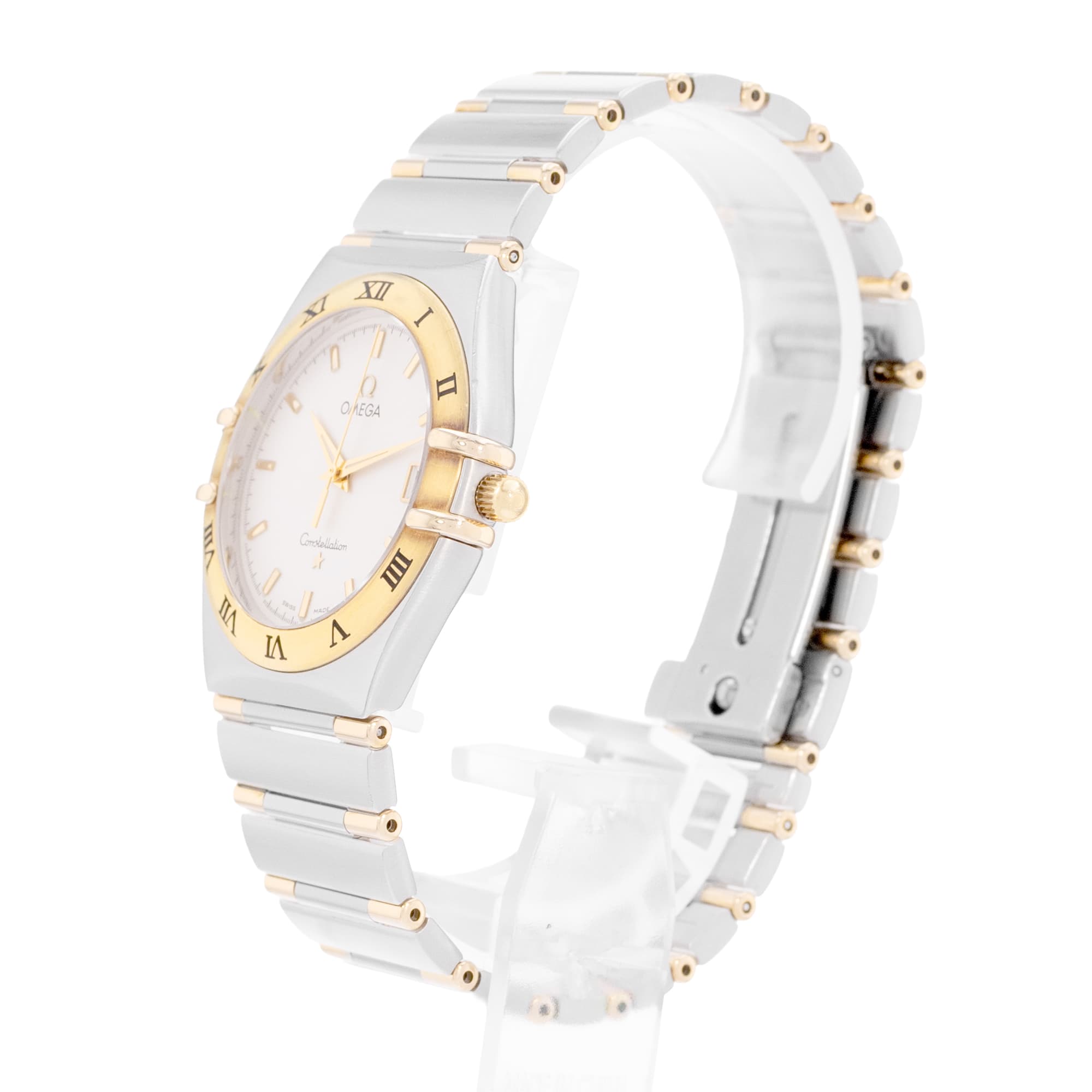 Omega Constellation 1312.30.00 34mm Vintage Silver Steel Yellow Gold Mens Watch