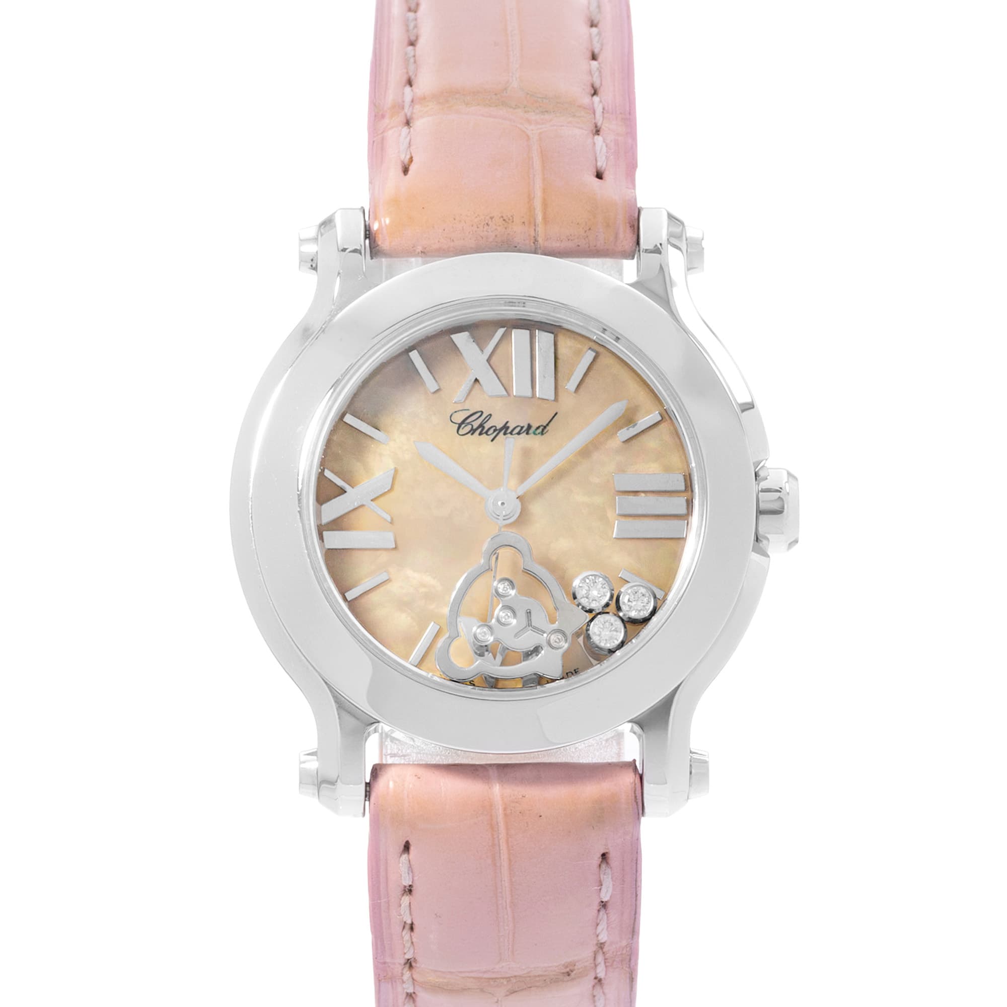 Chopard Happy Sport 8509 30mm MOP Dial Steel Ladies Watch