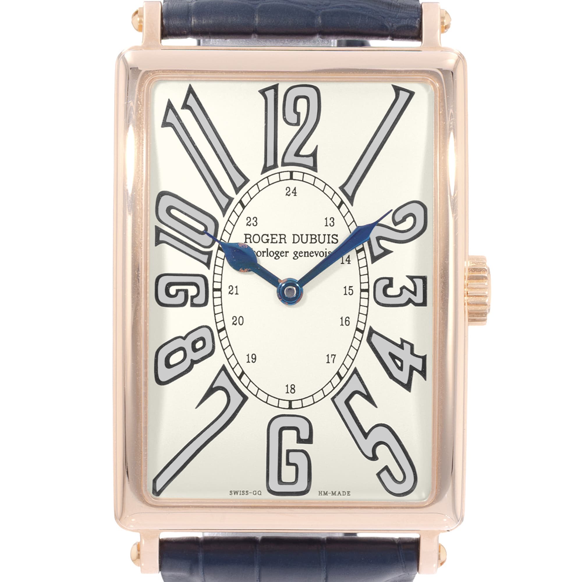 Roger Dubuis Much More M34575 34mm Rose Gold Leather Mens Watch Box Paper 2002